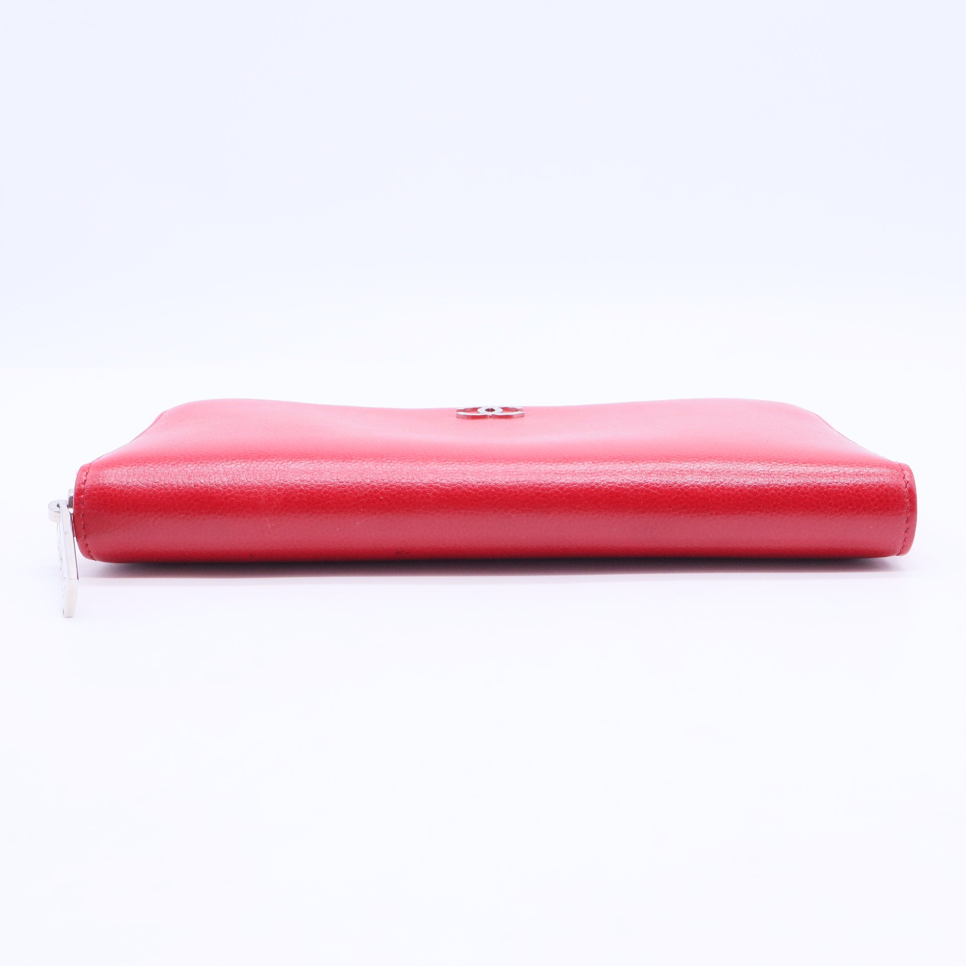 Red Continental Zip Around Wallet W20295