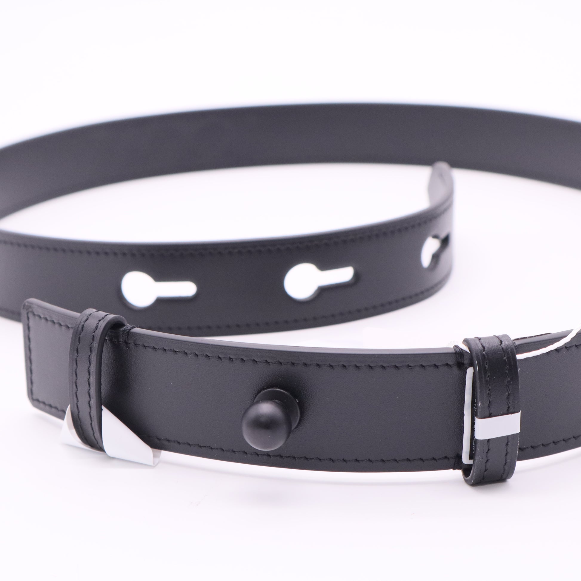 Leather Black Strap