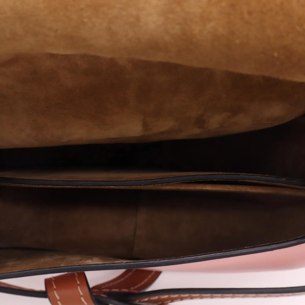 Loewe
 Gate Shoulder Bag Leather with Raffia twins LDJ4925