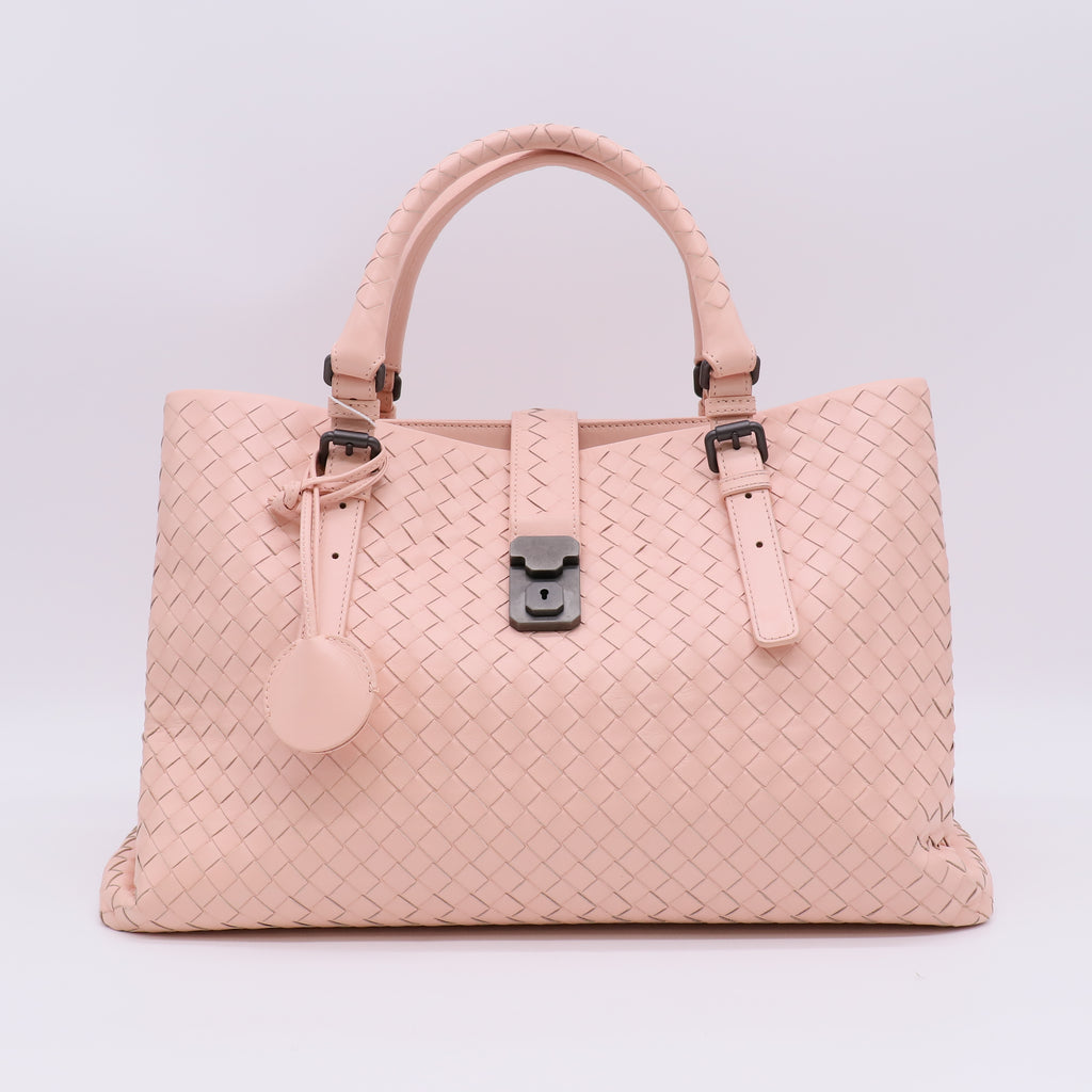 Bottega Veneta Roma Intrecciato Nappa Tote Bag
 twins B23210