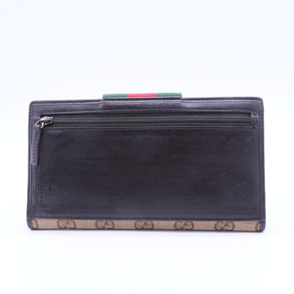 GG Canvas Canvas Continental Wallet