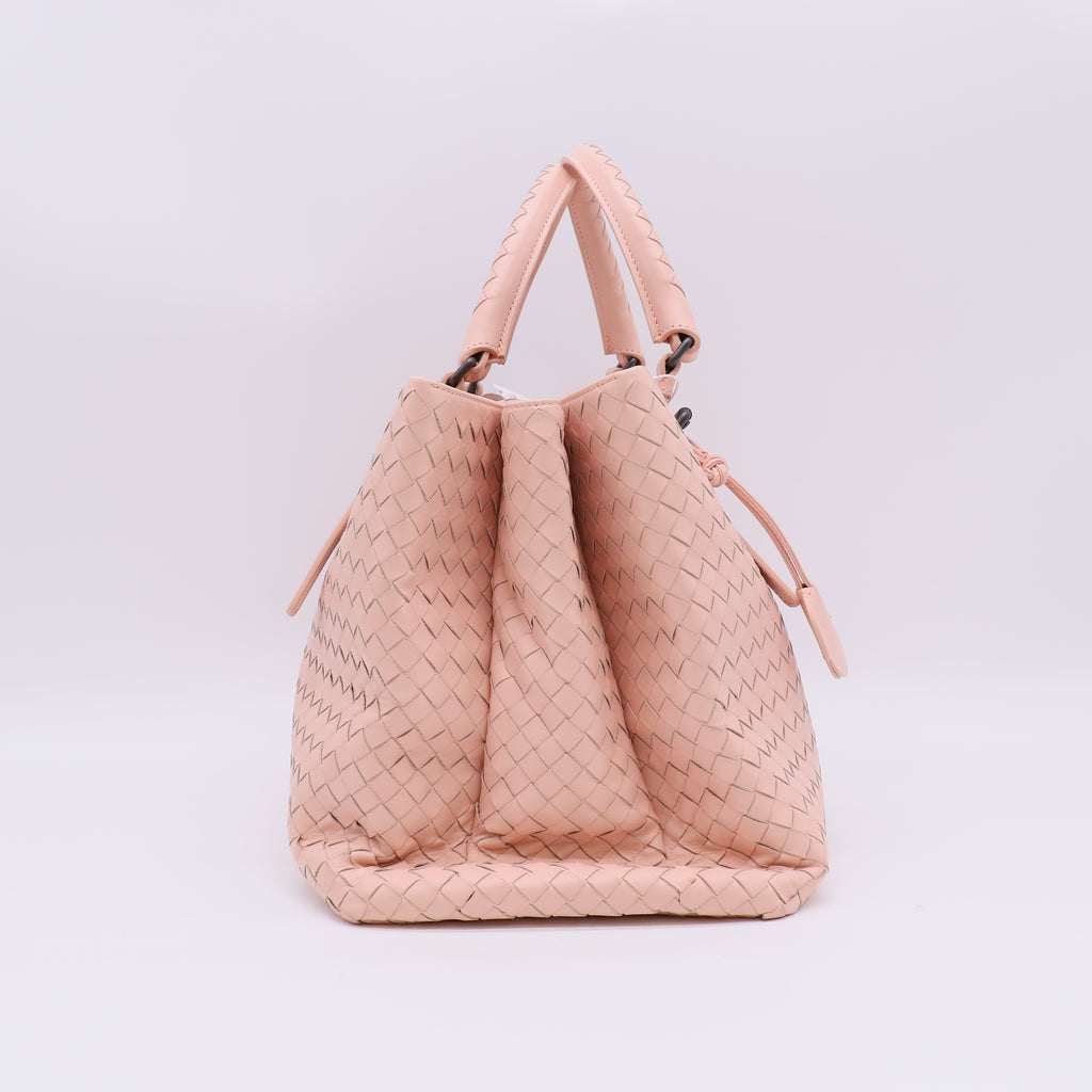 Bottega Veneta Roma Intrecciato Nappa Tote Bag
 twins B23210