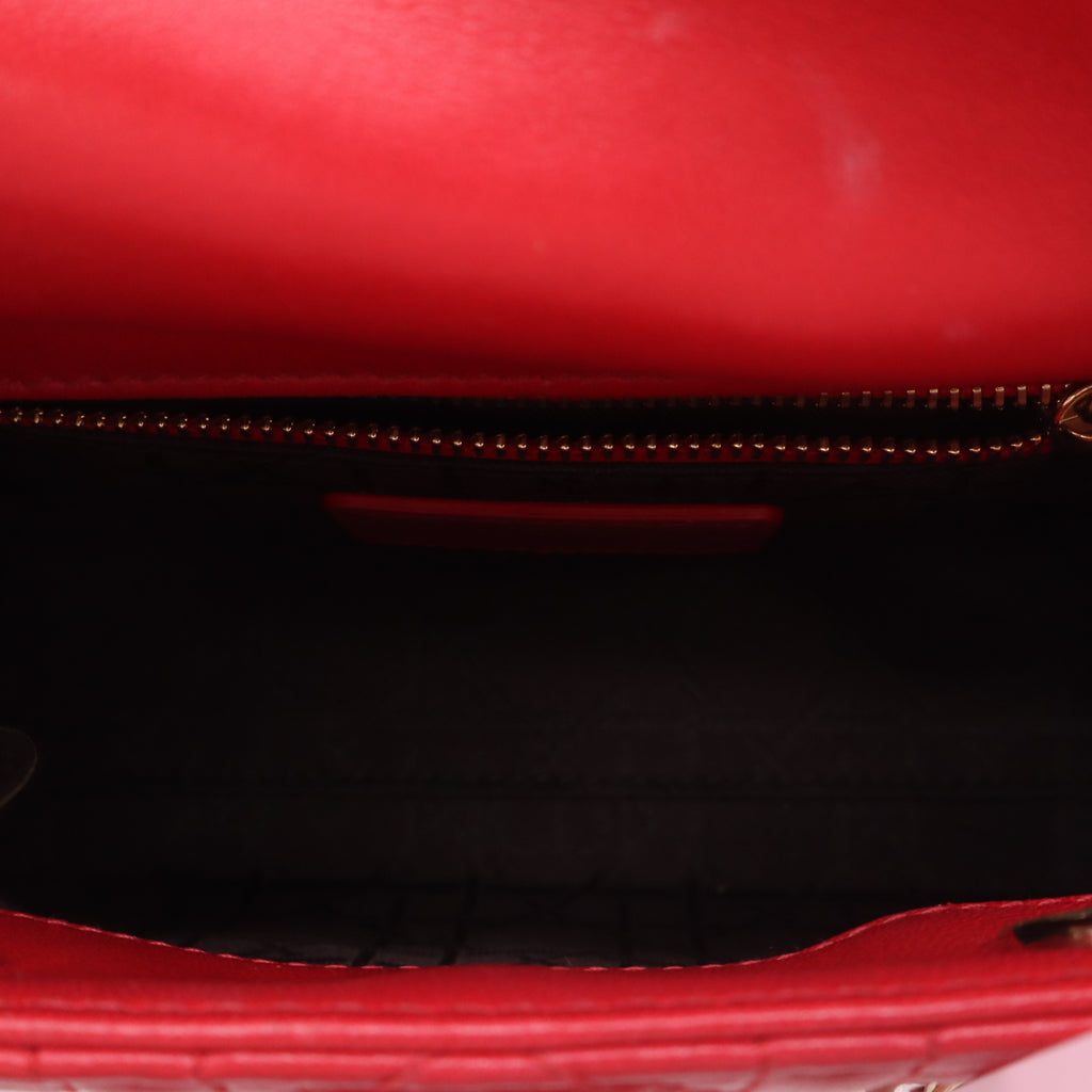 Christian Dior
Lady Dior Bag Cannage Quilt Lambskin Mini twins LDJ4927