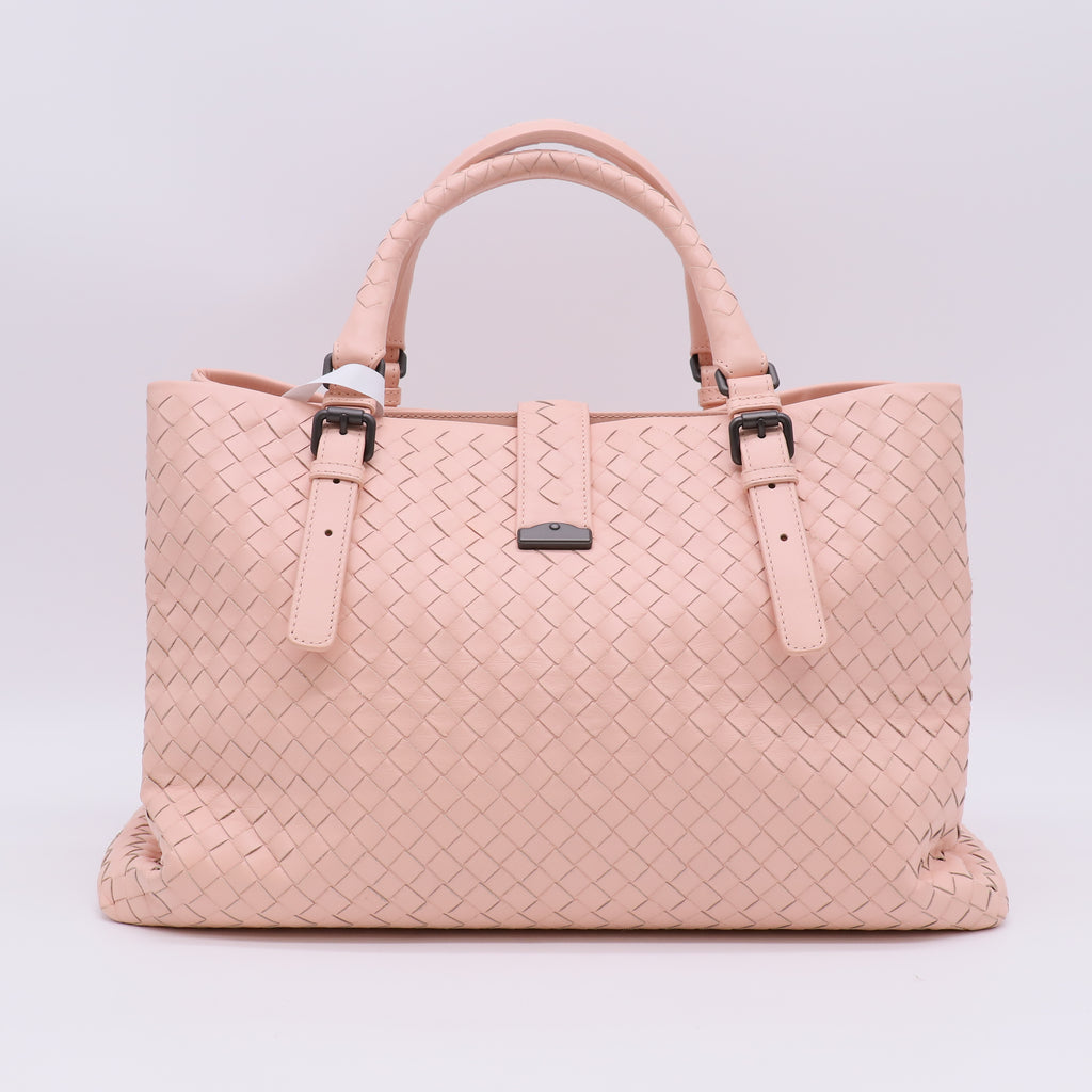 Bottega Veneta Roma Intrecciato Nappa Tote Bag
 twins B23210