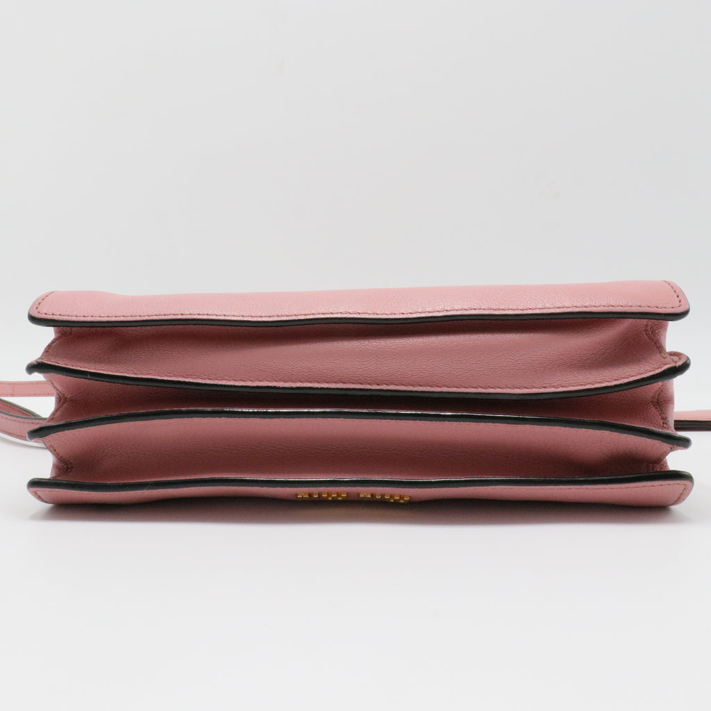 Madras Compartment Top Handle Bag Leather Medium