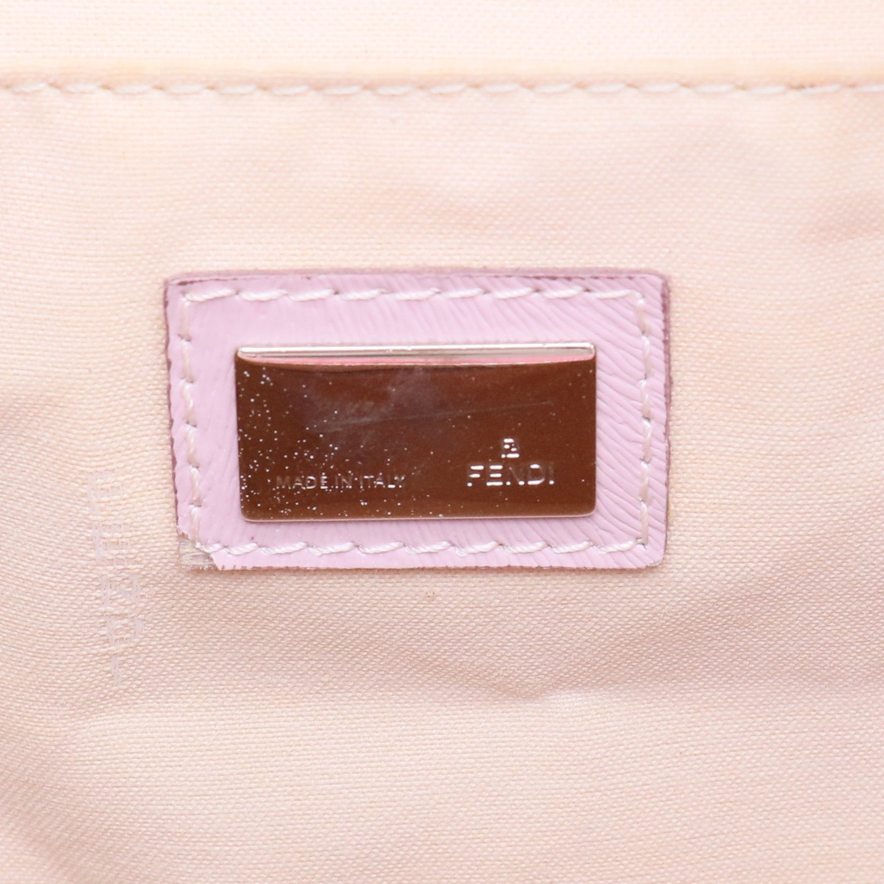 Pink/Grey Zucchino Sequin Canvas and Leather Bauletto Boston Bag twins