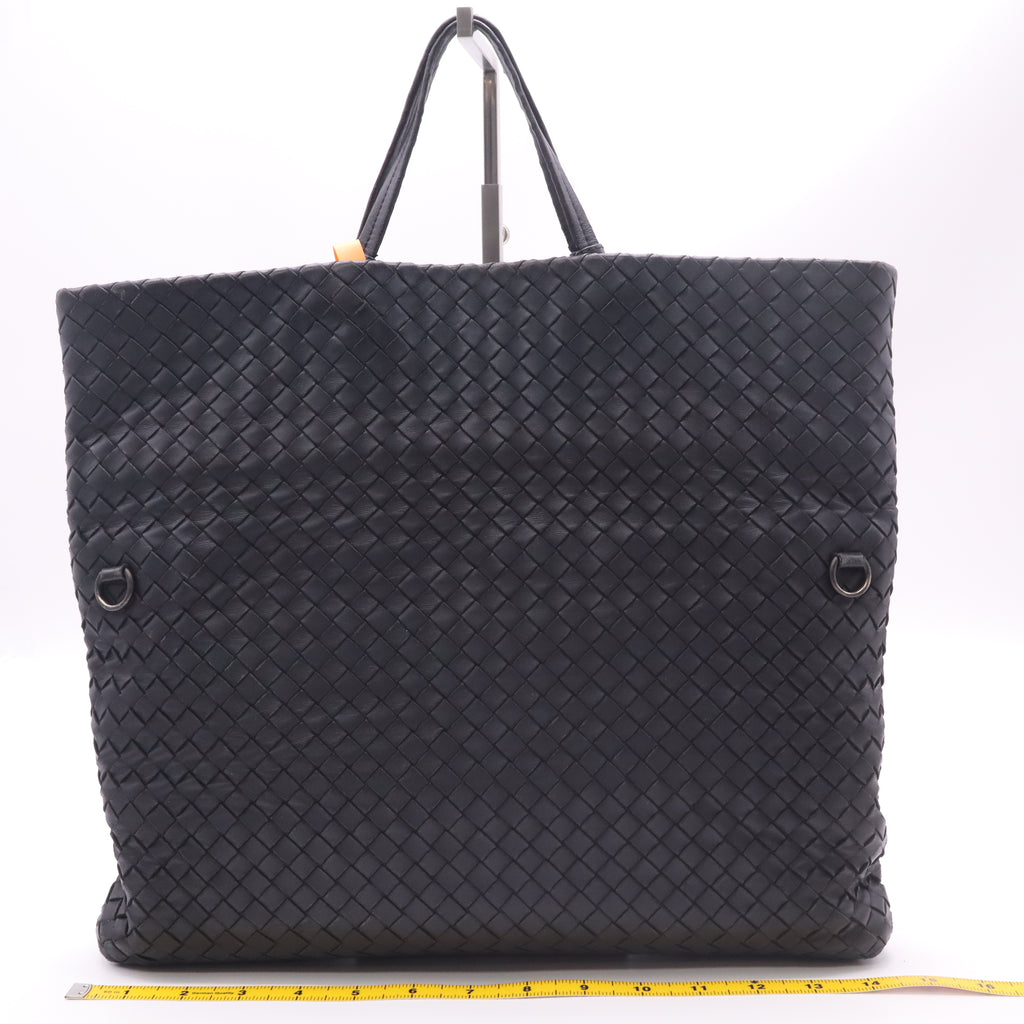 Bottega Veneta Large Intrecciato Leather Zip Tote twins LDZ311