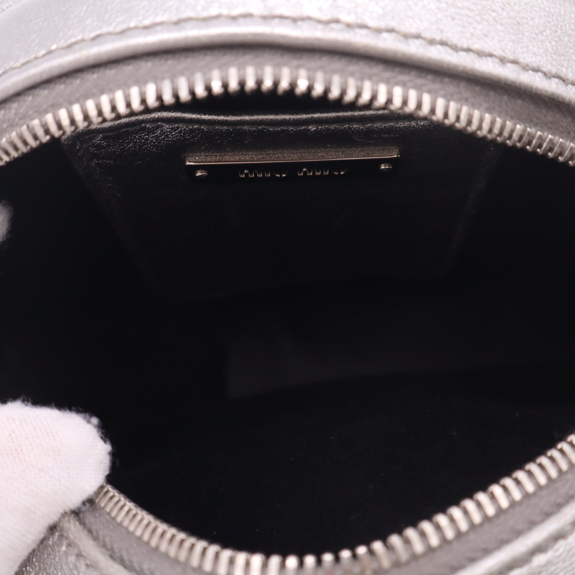 Miu Miu Crystal Embellished Leather Crossbody Bag Twins LDJ4926