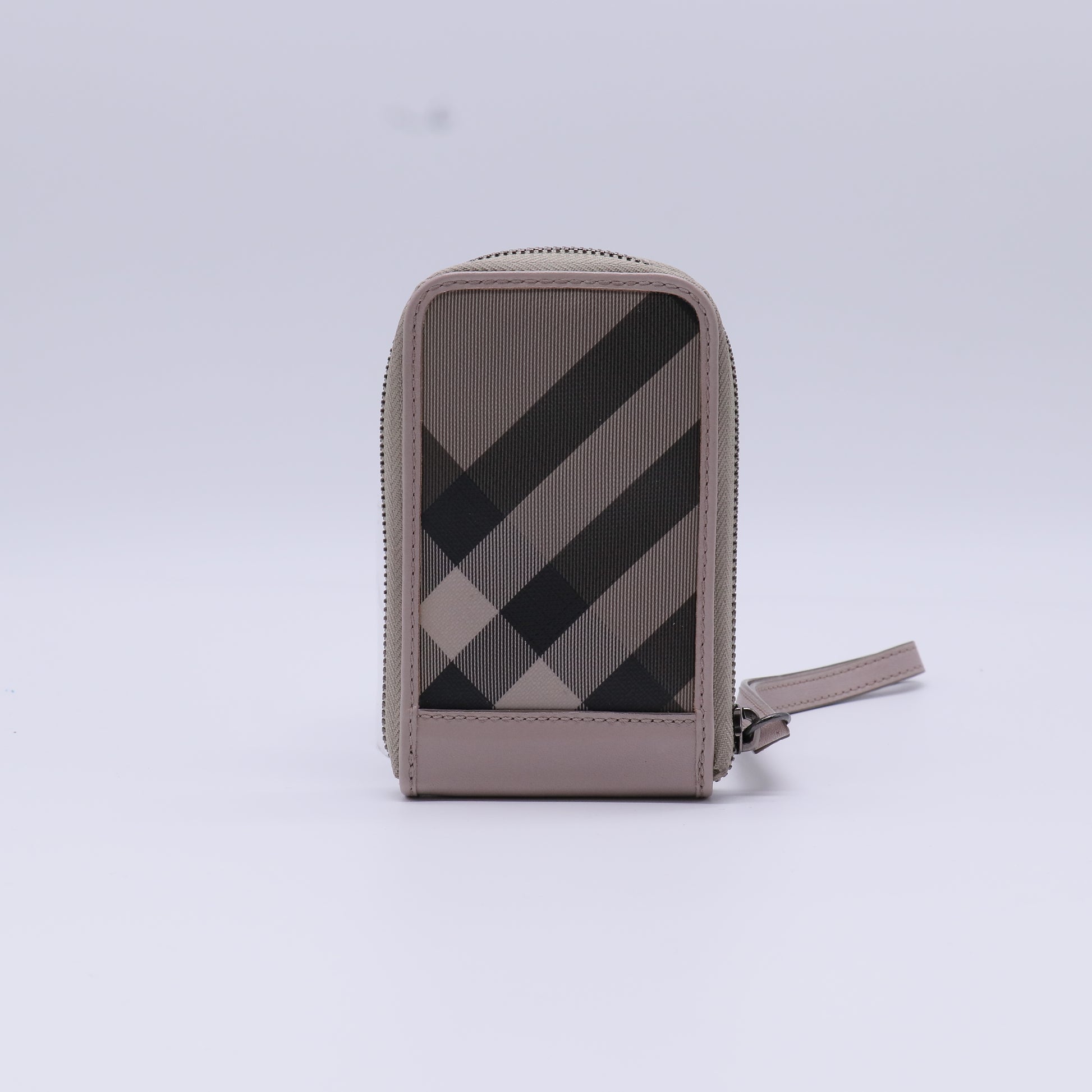 Burberry Smoked Check Zip Phone Bag W21273