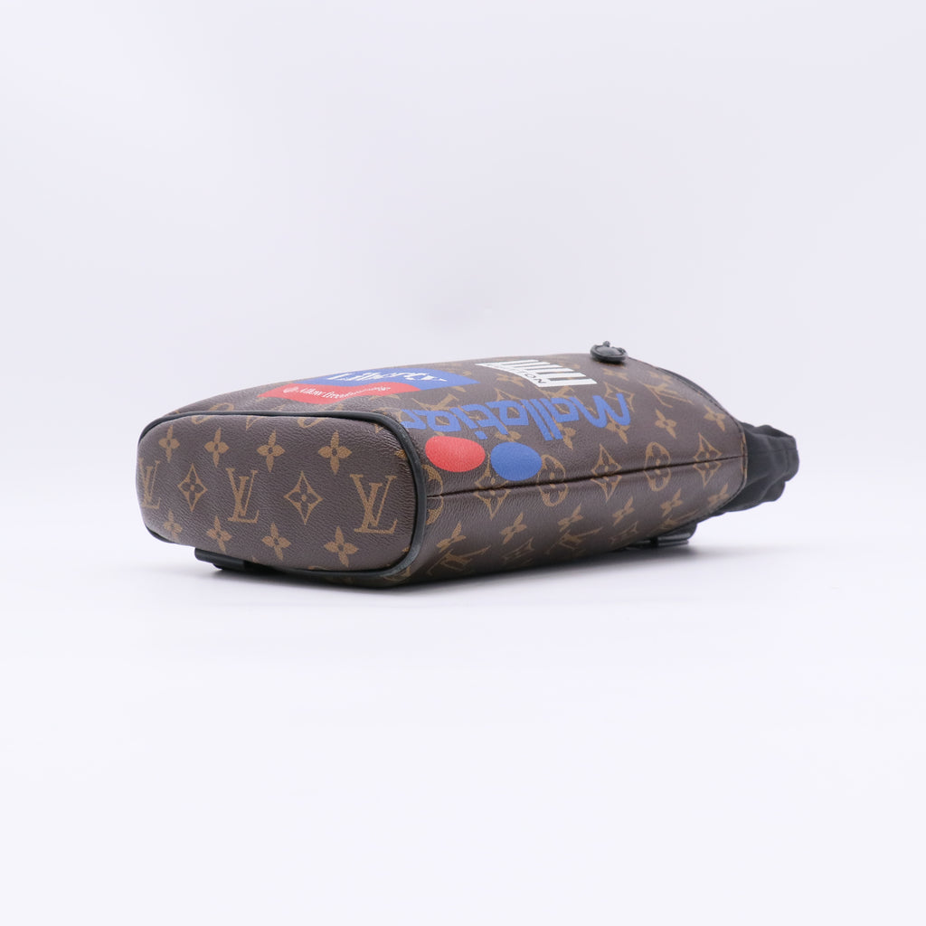 Louis Vuitton Chalk Sling Bag Limited Edition Logo Story Monogram Canvas Twins LDJ4929