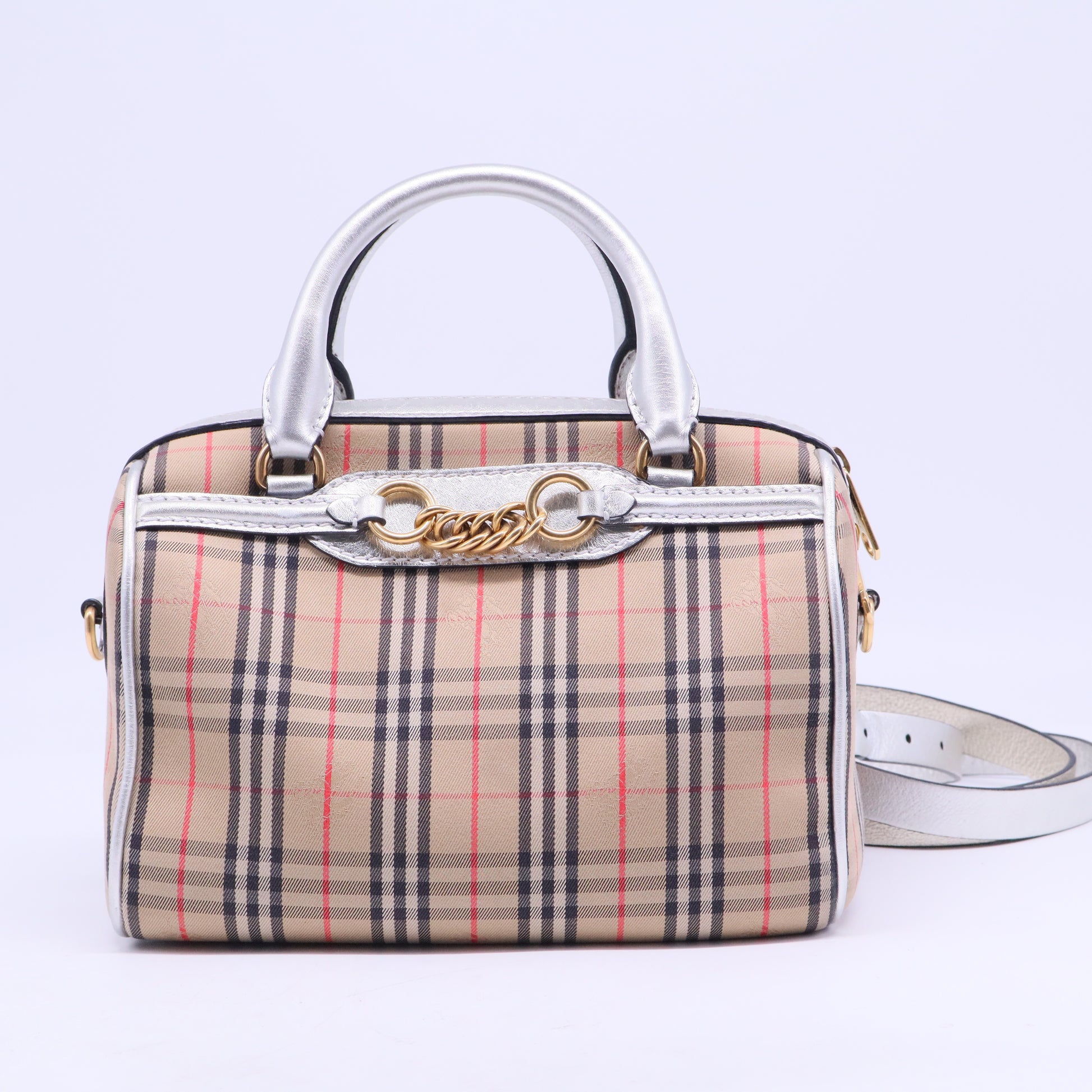 Silver Knight Check 1983 Small Bowling Bag
