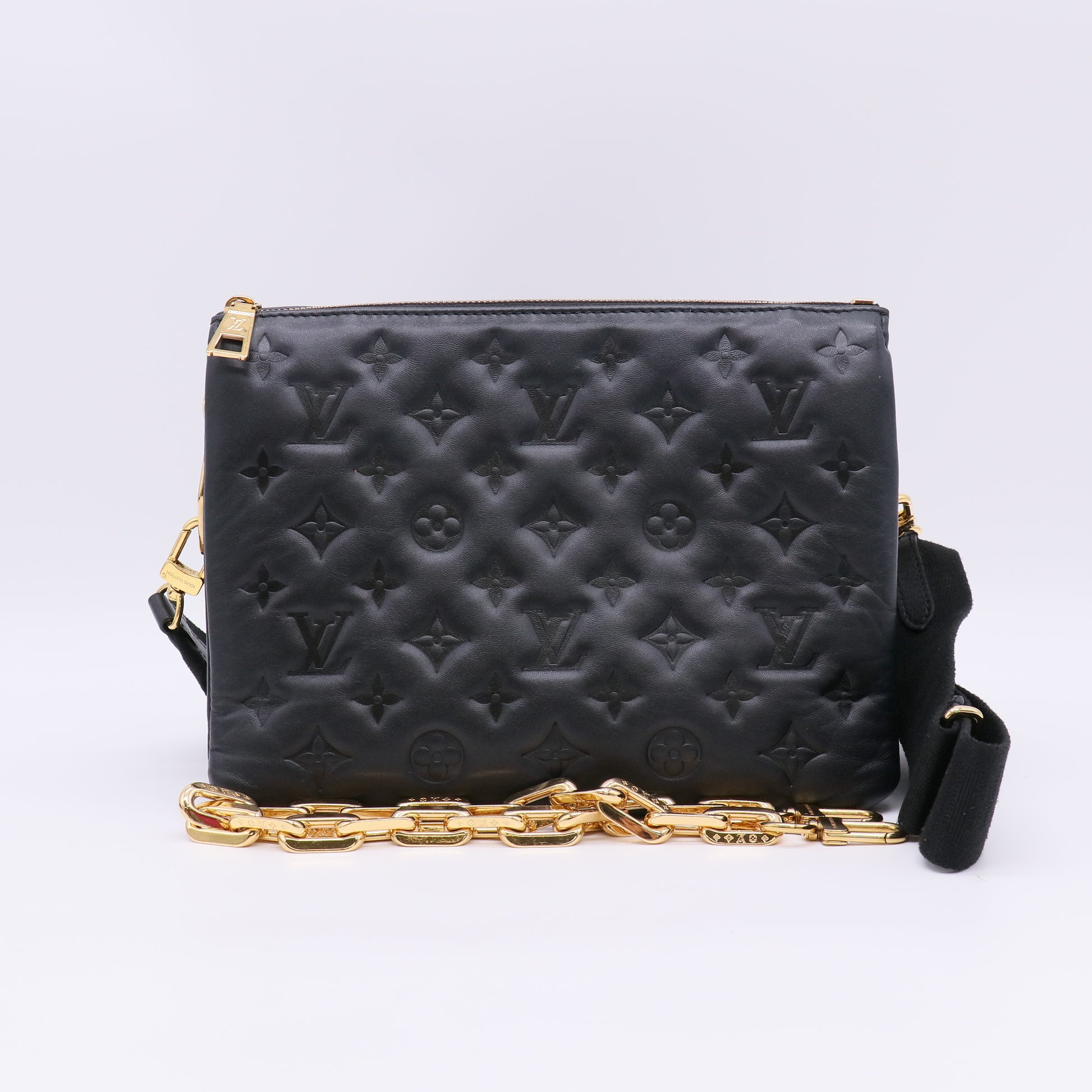 Louis Vuitton Monogram Embossed Coussin PM twins B23262