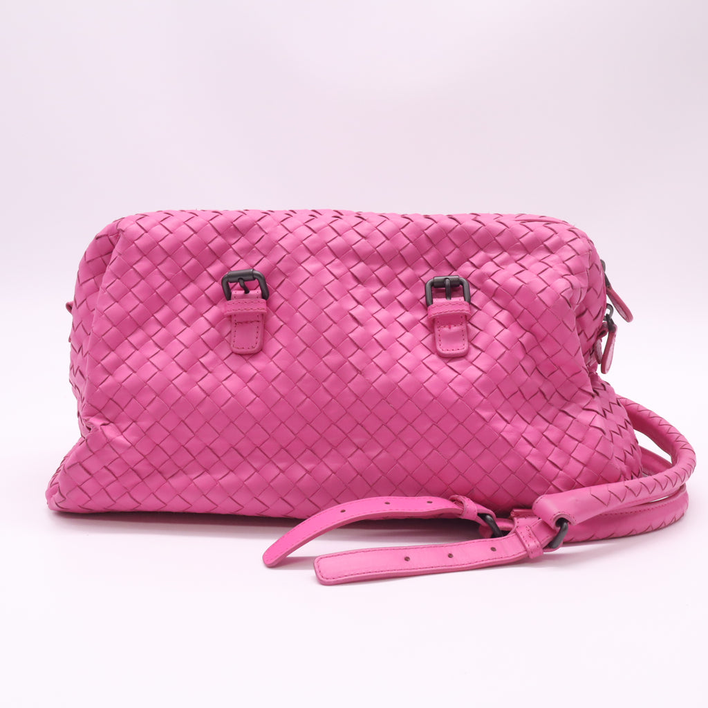 Bottega Veneta Intrecciato Nappa Boston Bag twins B23186