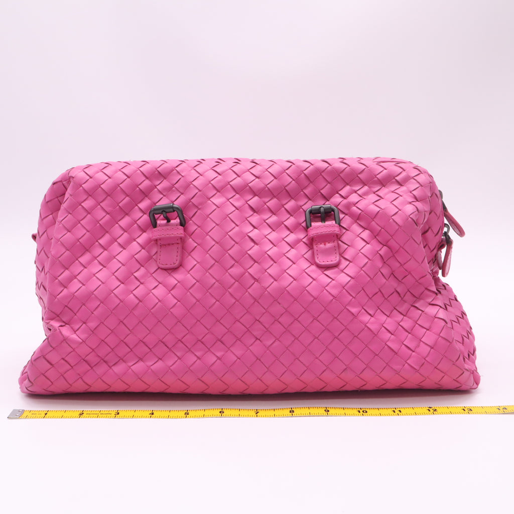 Bottega Veneta Intrecciato Nappa Boston Bag twins B23186