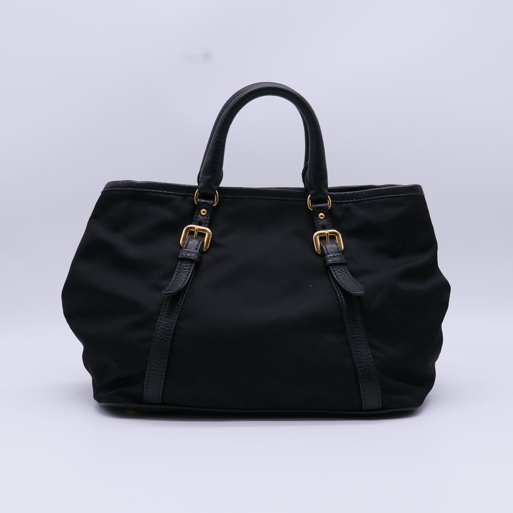 Prada Tessuto Saffiano Two-Way Tote Bag B21703