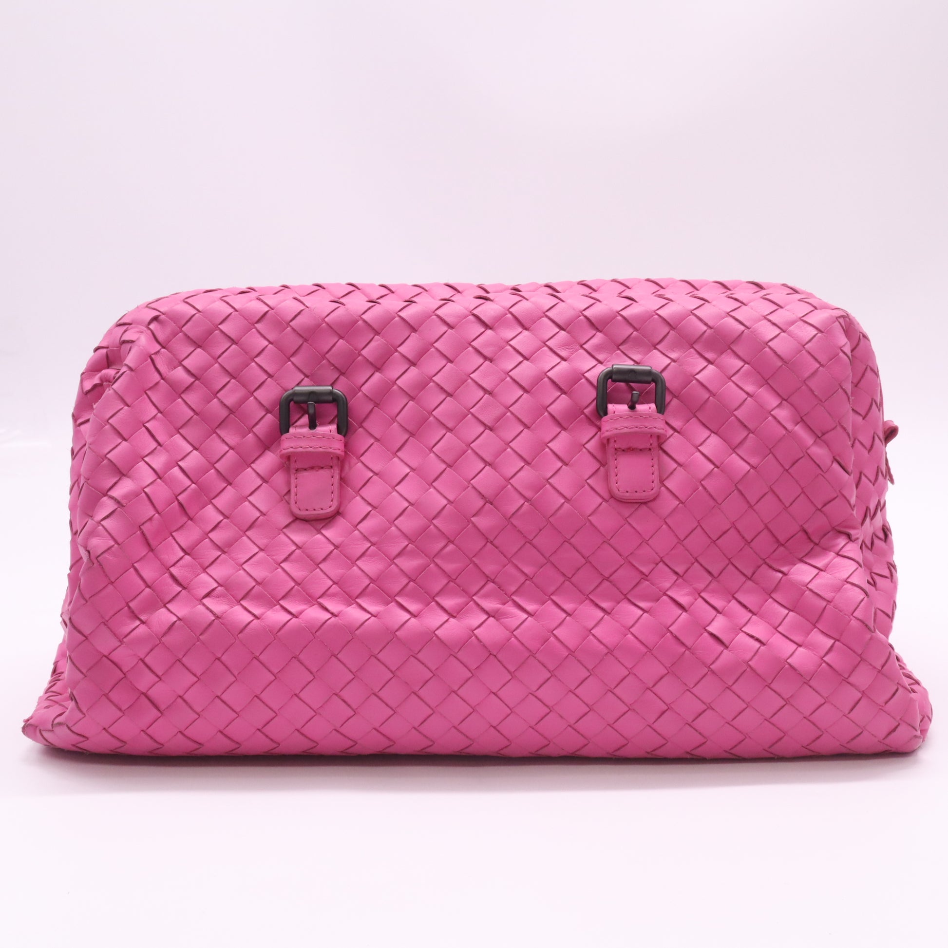 Bottega Veneta Intrecciato Nappa Boston Bag twins B23186