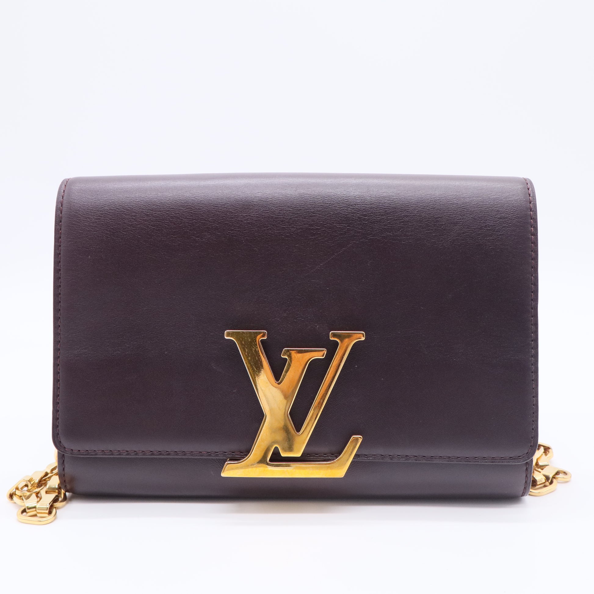 Calfskin Chain Louise MM Brown twins