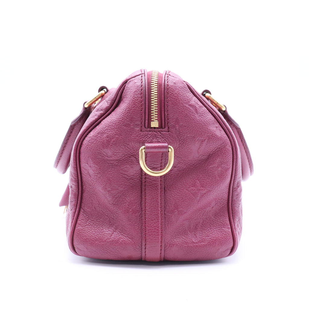 Louis Vuitton Empreinte Speedy Bandoulière 25 Womens Luxury Handbag Aurore twins