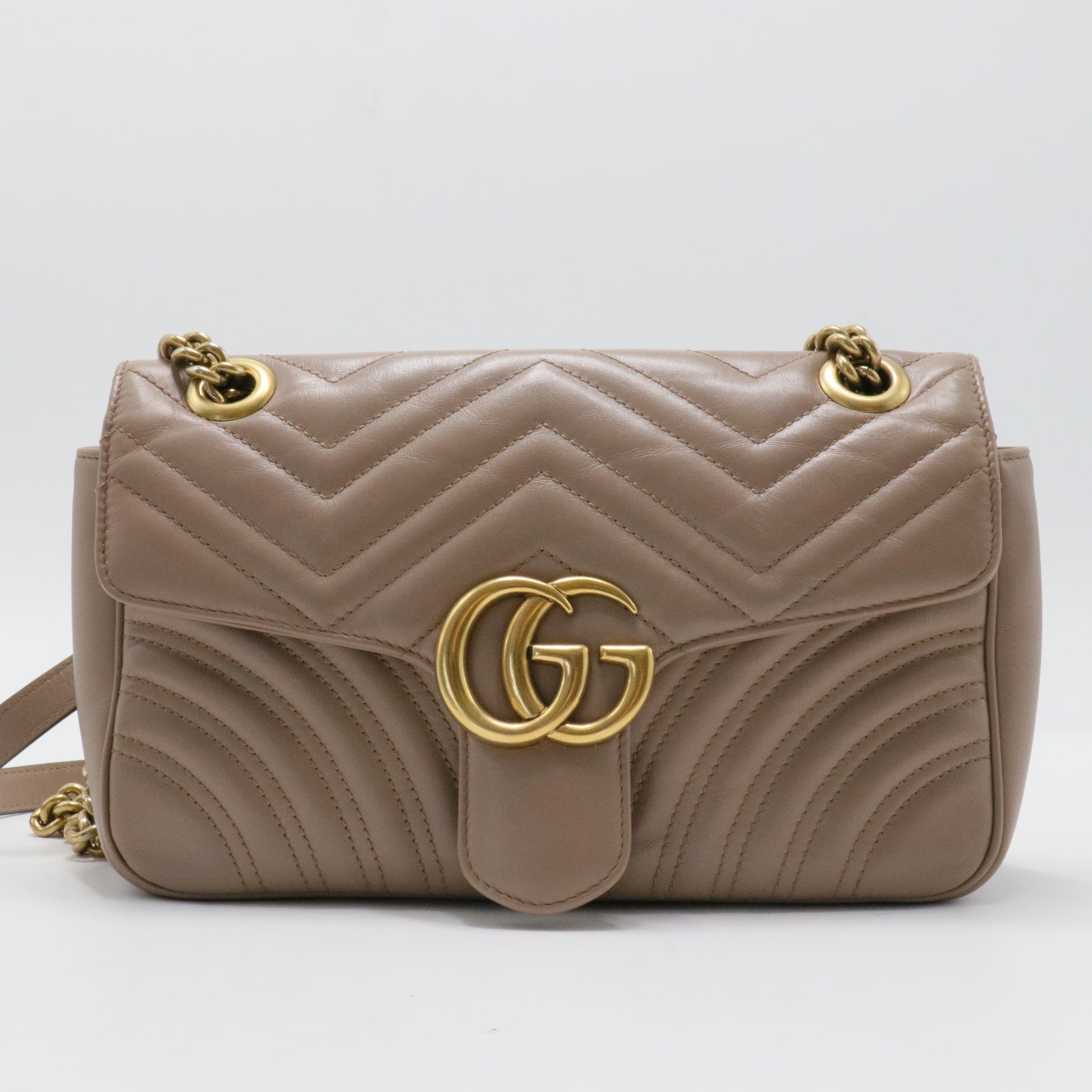 GG Marmont small leather shoulder bag