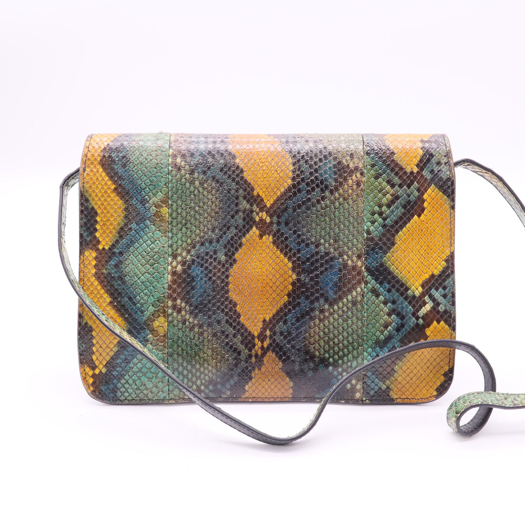 Python handbag Emilio Purse