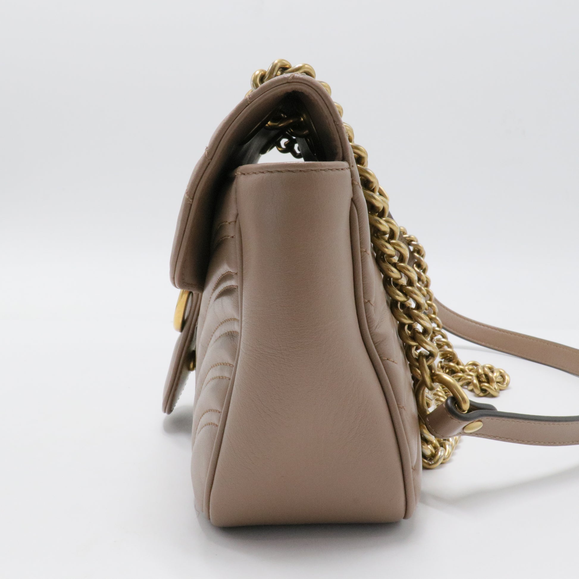 GG Marmont small leather shoulder bag