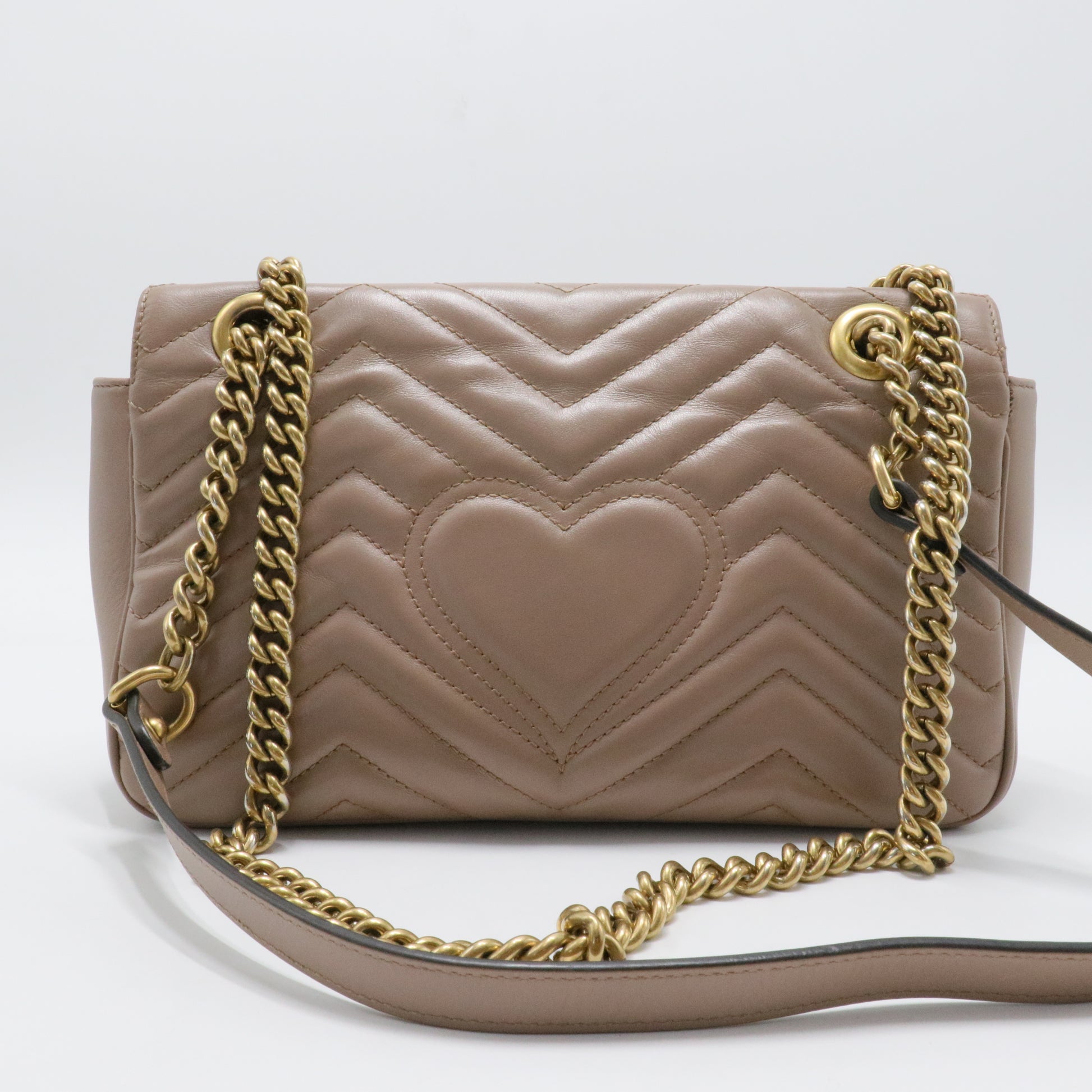 GG Marmont small leather shoulder bag