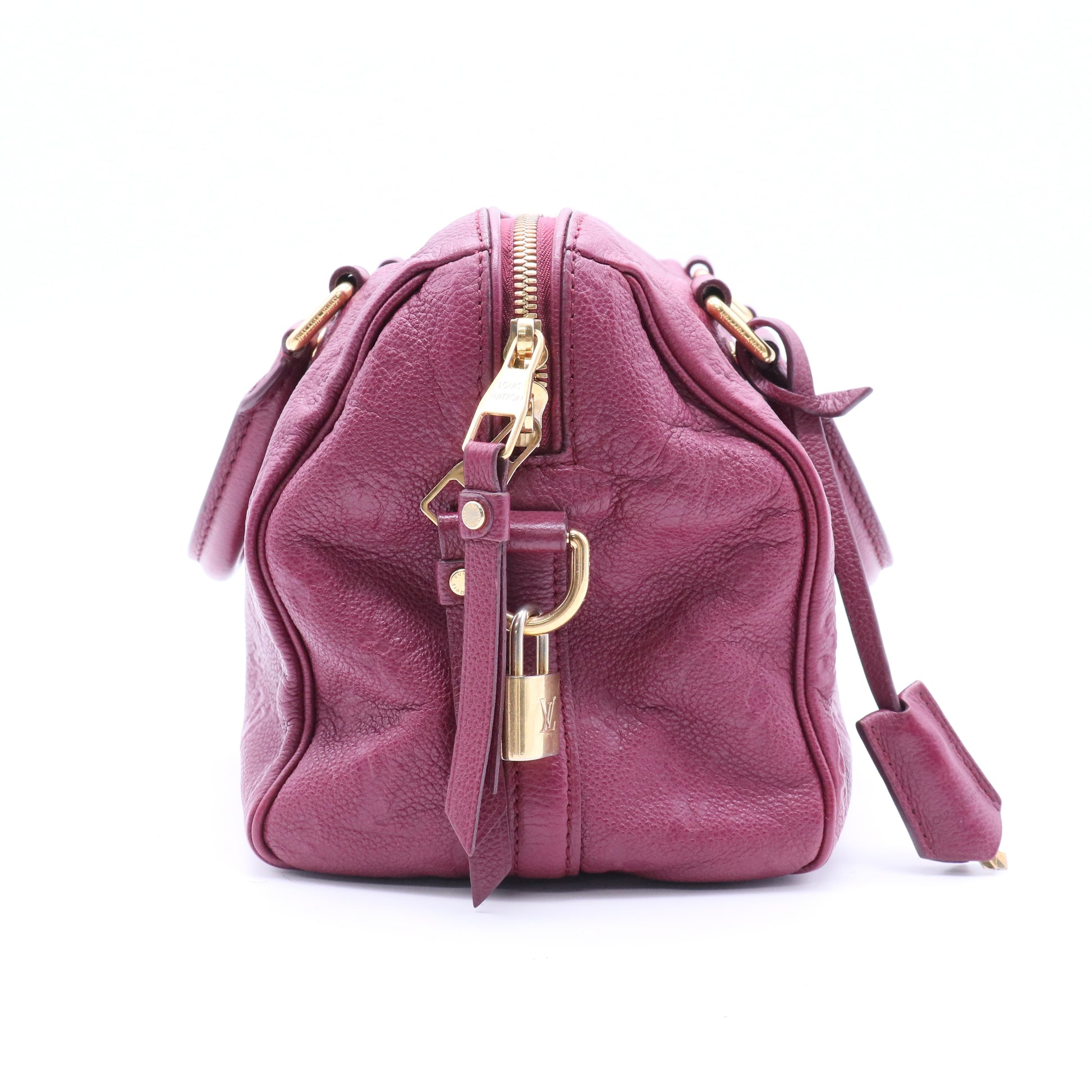 Louis Vuitton Empreinte Speedy Bandoulière 25 Womens Luxury Handbag Aurore twins