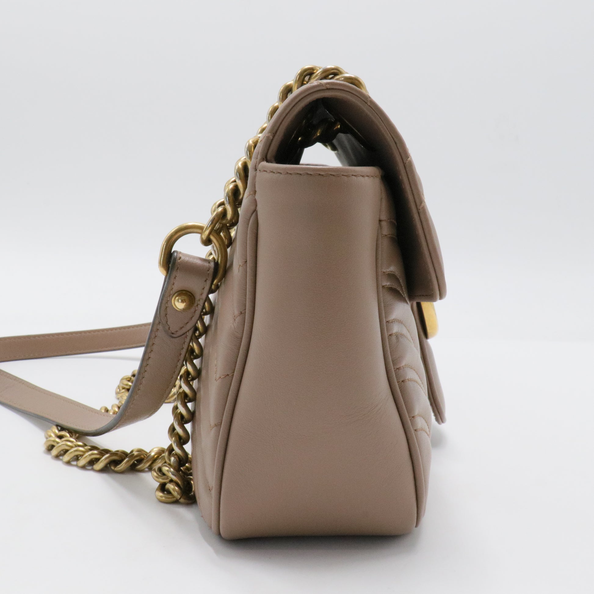 GG Marmont small leather shoulder bag