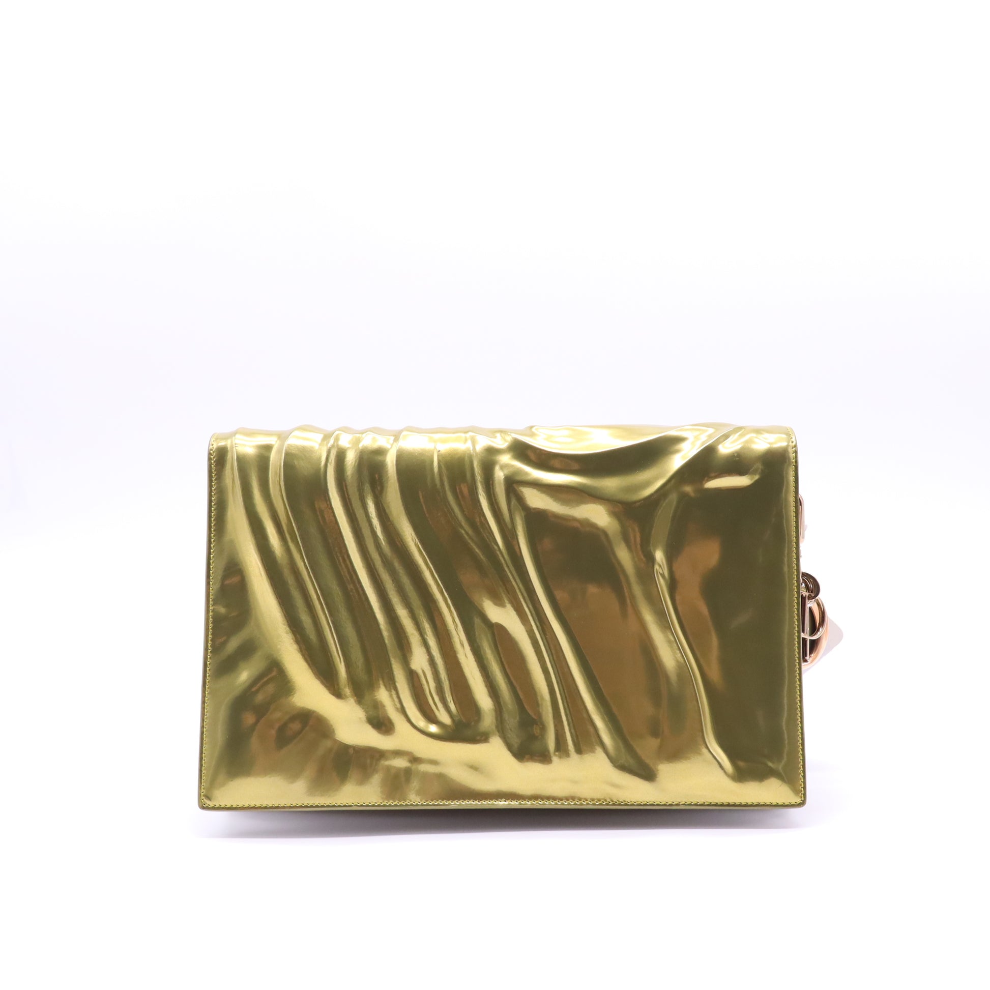 A Christian Dior by Jason Martin Limtited edition Gold Clutch bag twins W21396