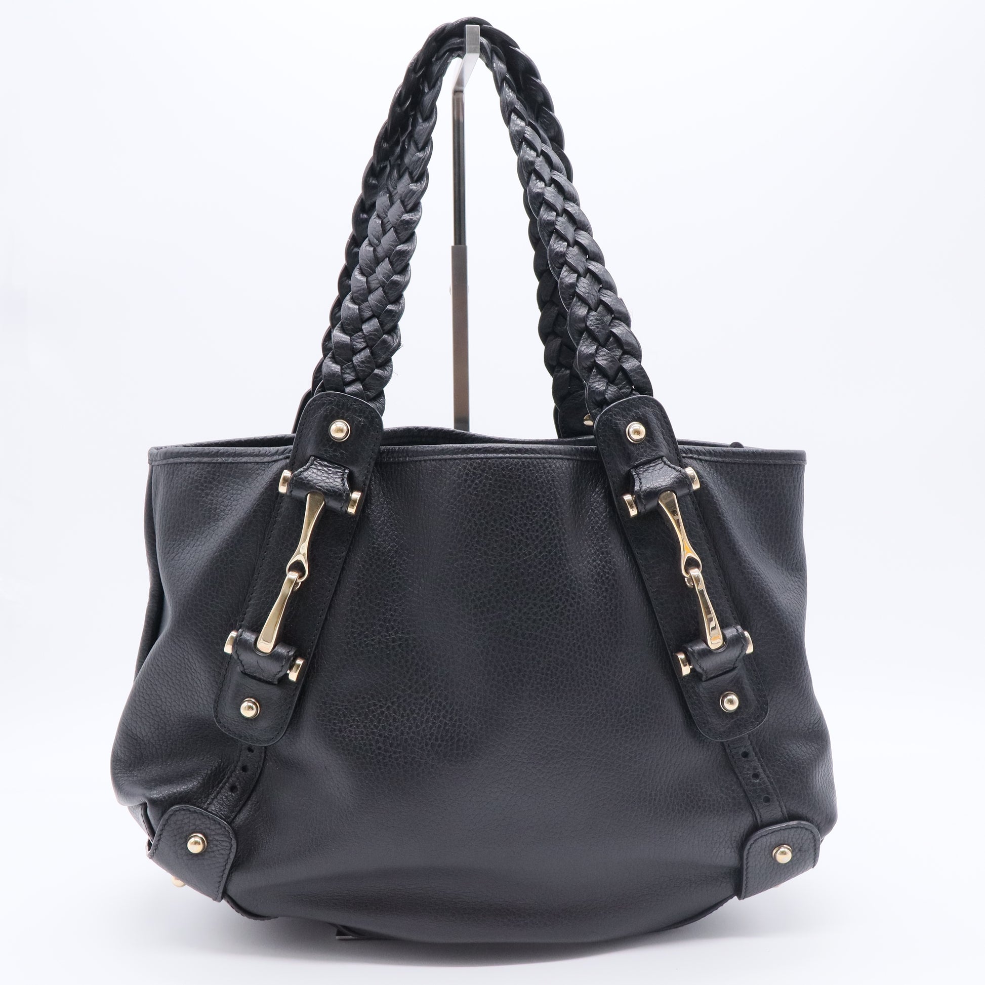 Guccissima Medium Pelham Shoulder Bag Black twins