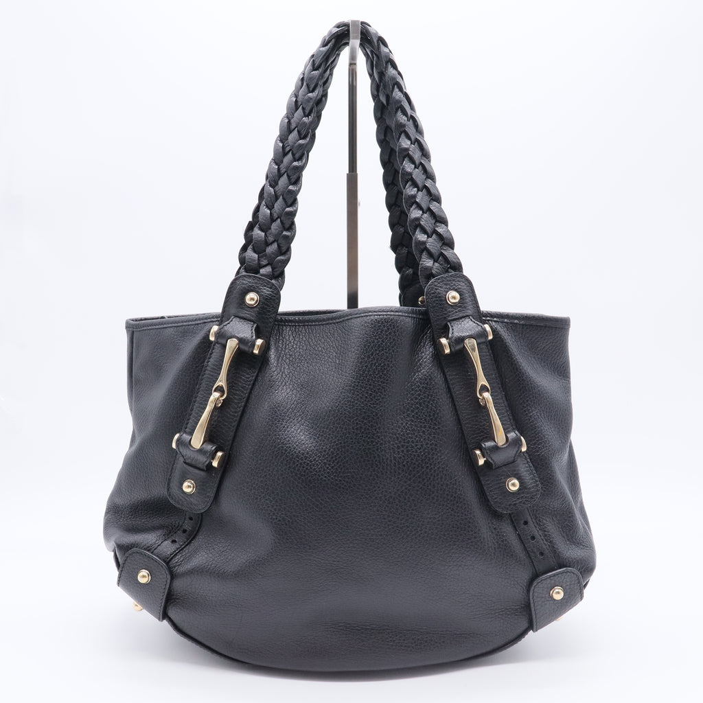 Guccissima Medium Pelham Shoulder Bag Black twins
