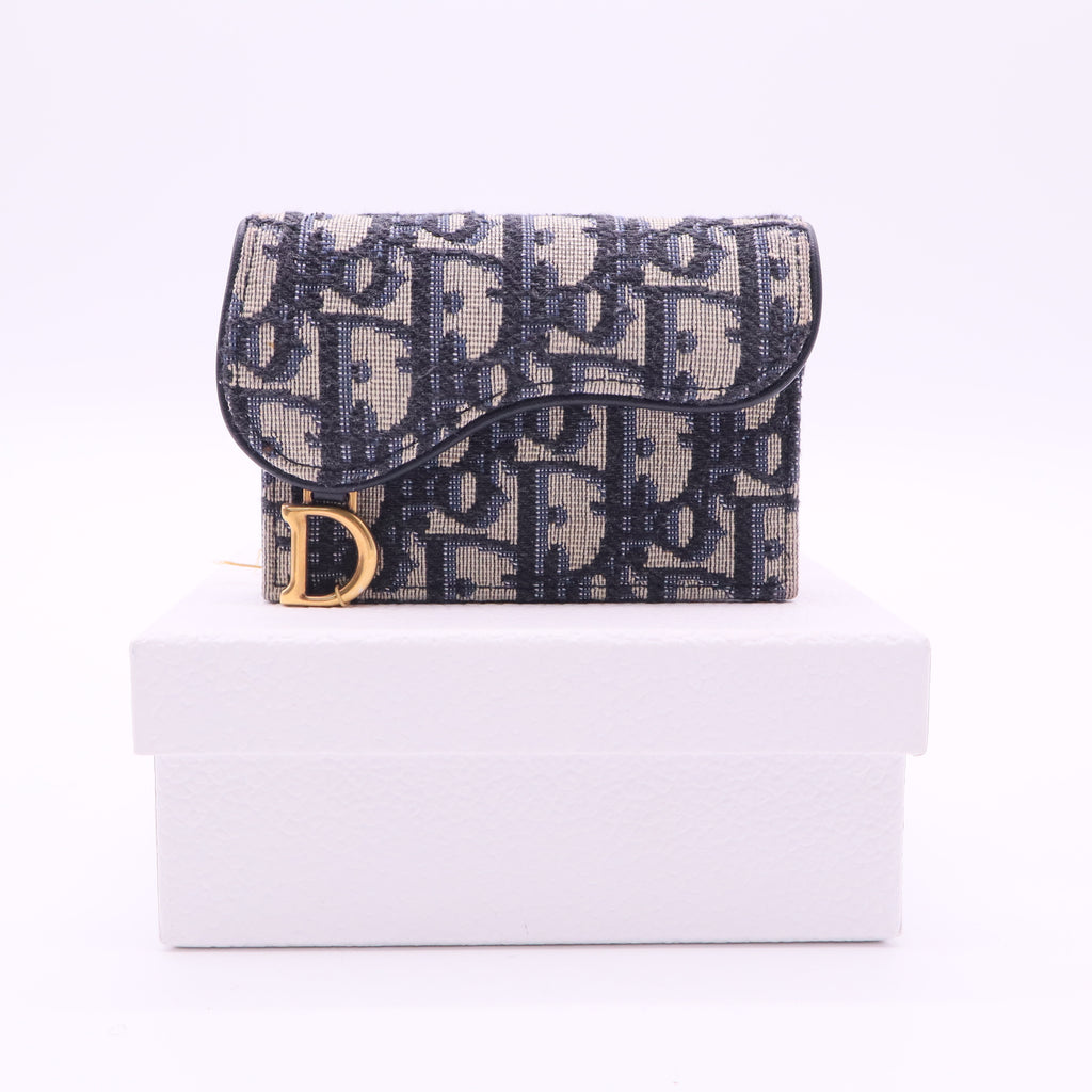 Saddle Card Case Oblique Canvas twins