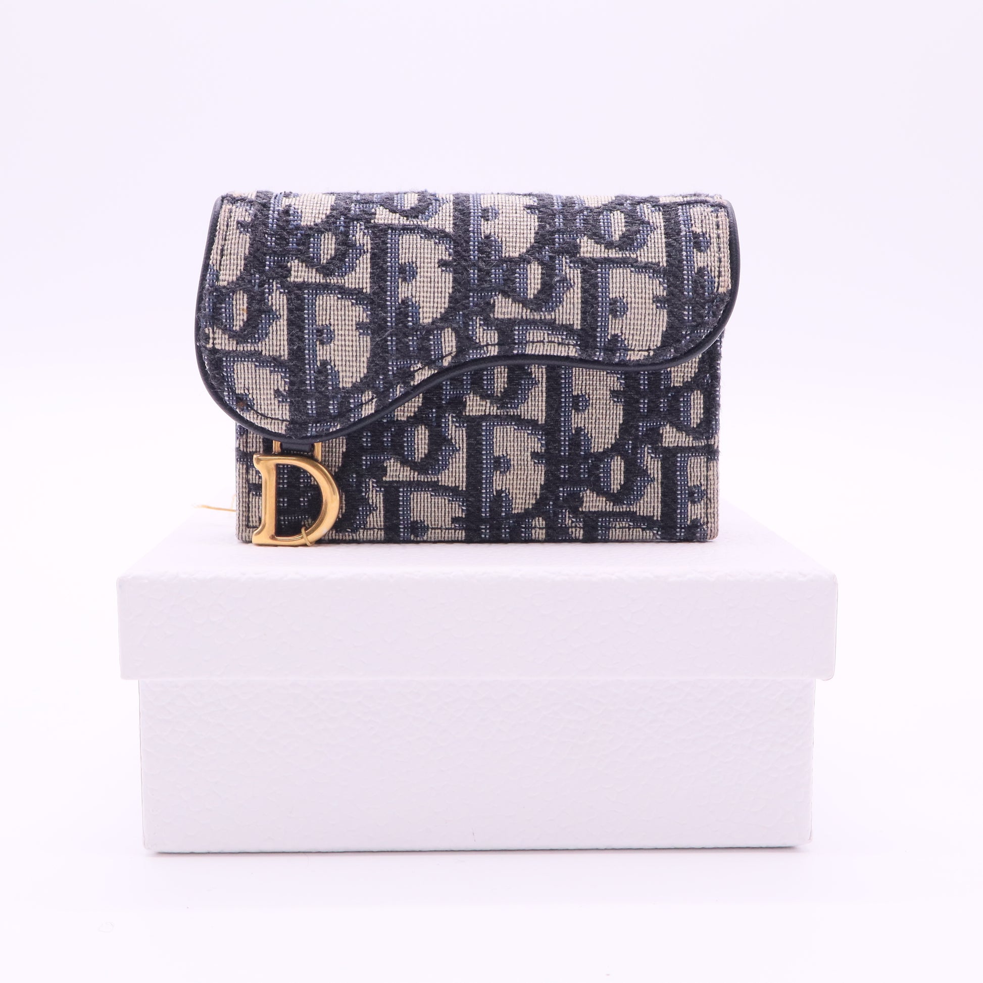 Saddle Card Case Oblique Canvas twins