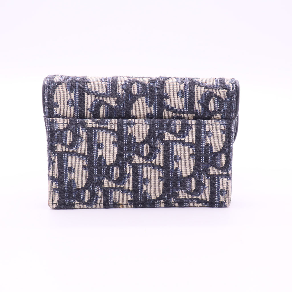 Saddle Card Case Oblique Canvas twins