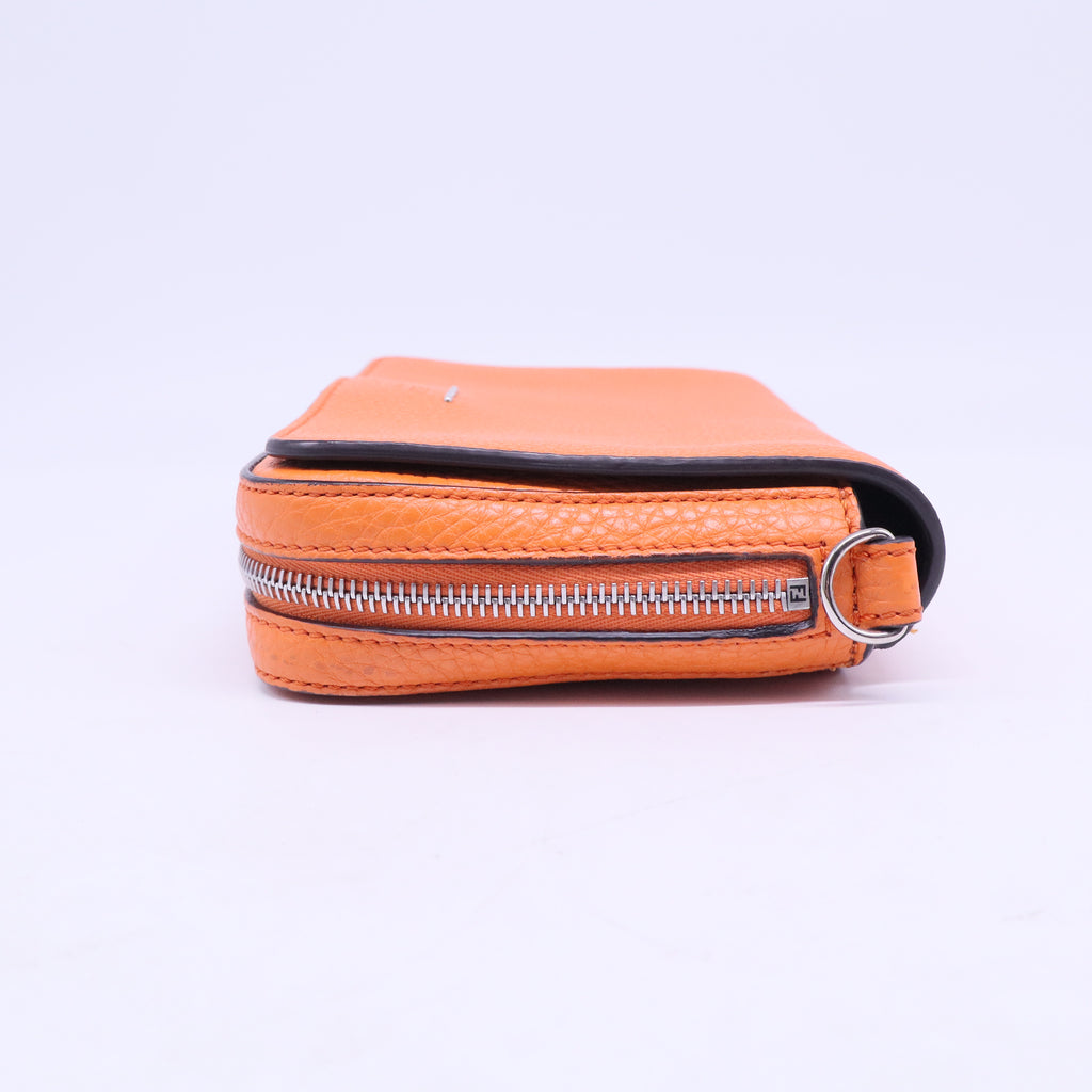Selleria Pebbled Leather Flap Crossbody Bag  B20960