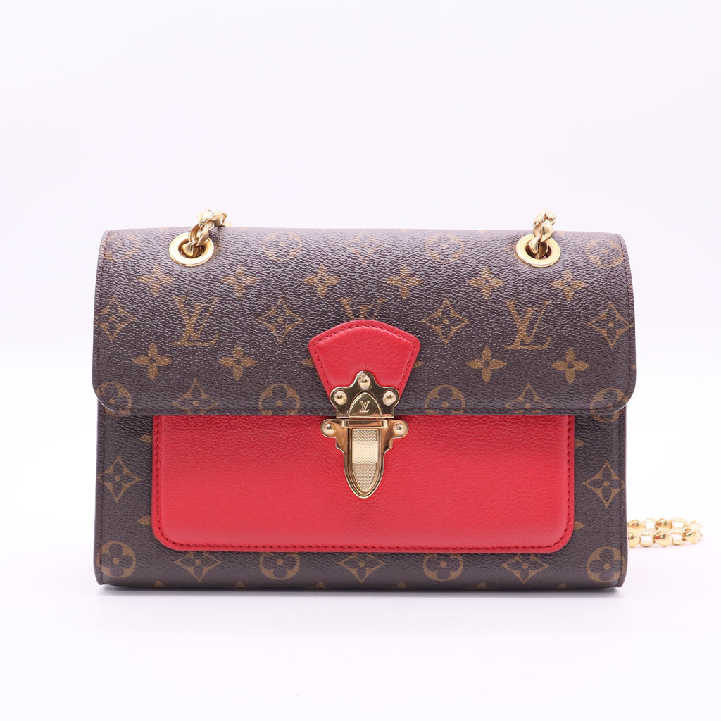Louis Vuitton  Victoire Handbag Monogram Canvas and Leather shoulder bag twins