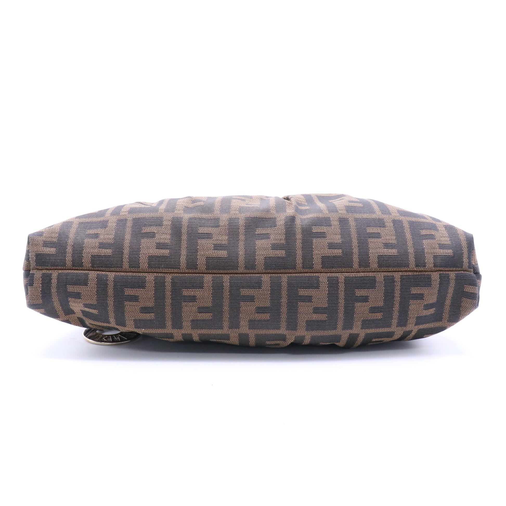 Fendi Tobacco Zucca Canvas Chef Shoulder Bag twins