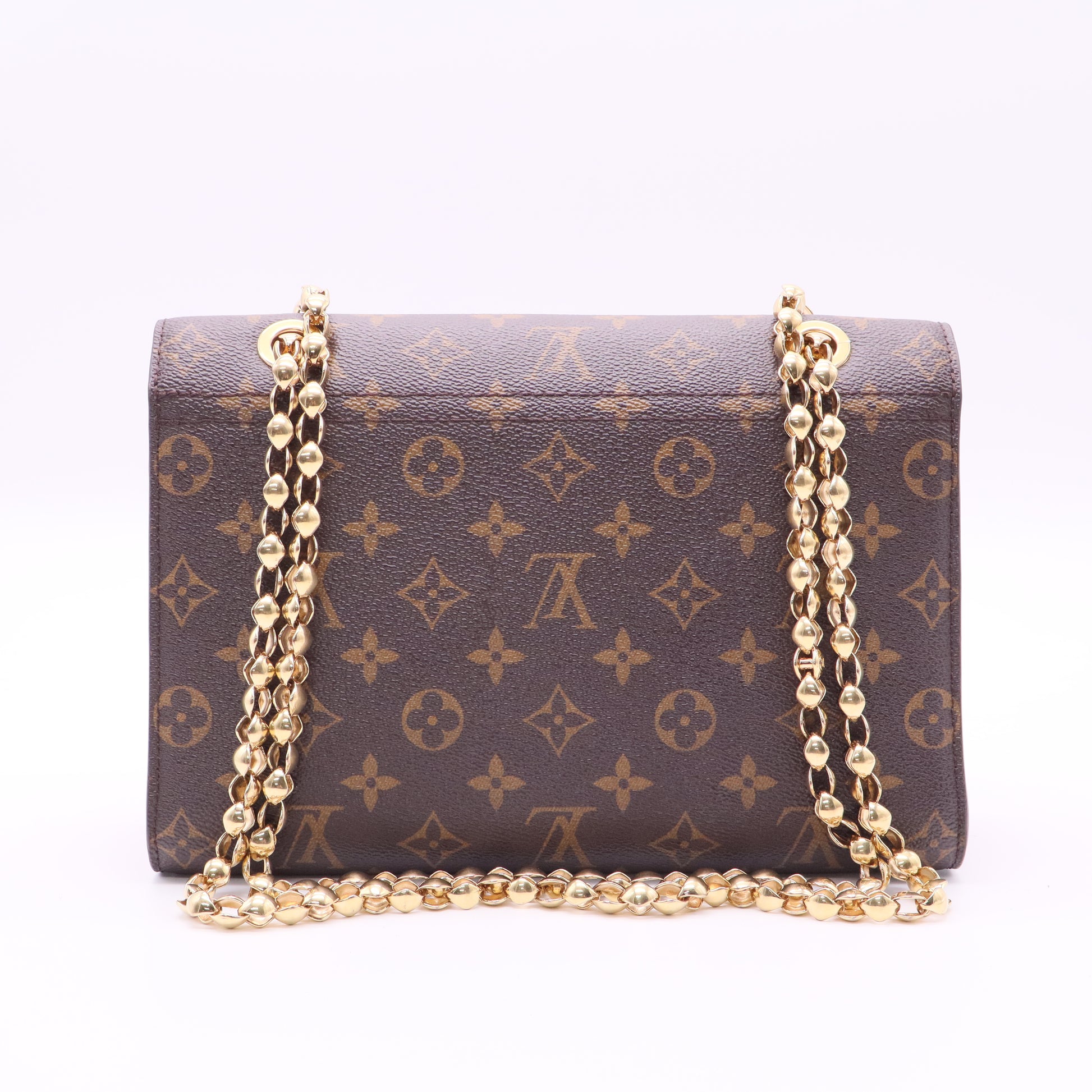 Louis Vuitton  Victoire Handbag Monogram Canvas and Leather shoulder bag twins