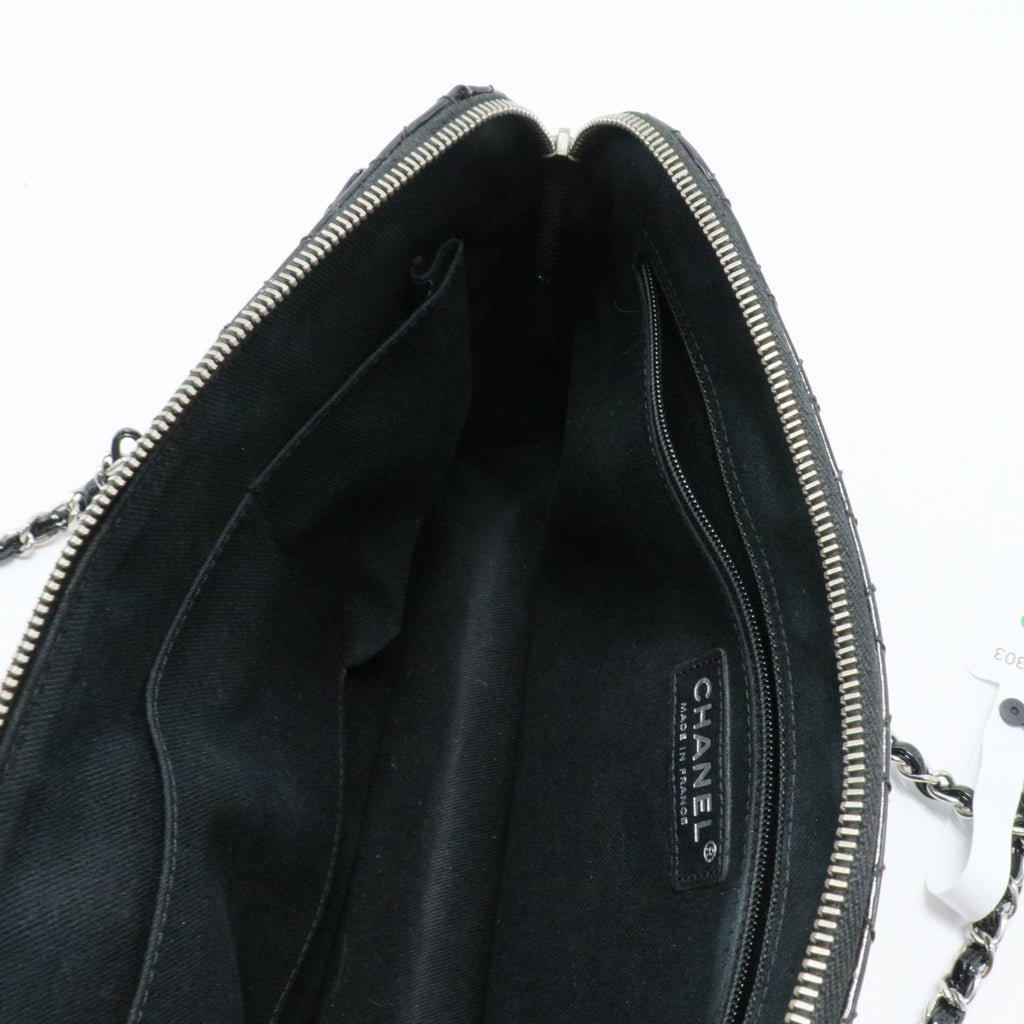 Chanel Black Quilted Vintage Tote Bag