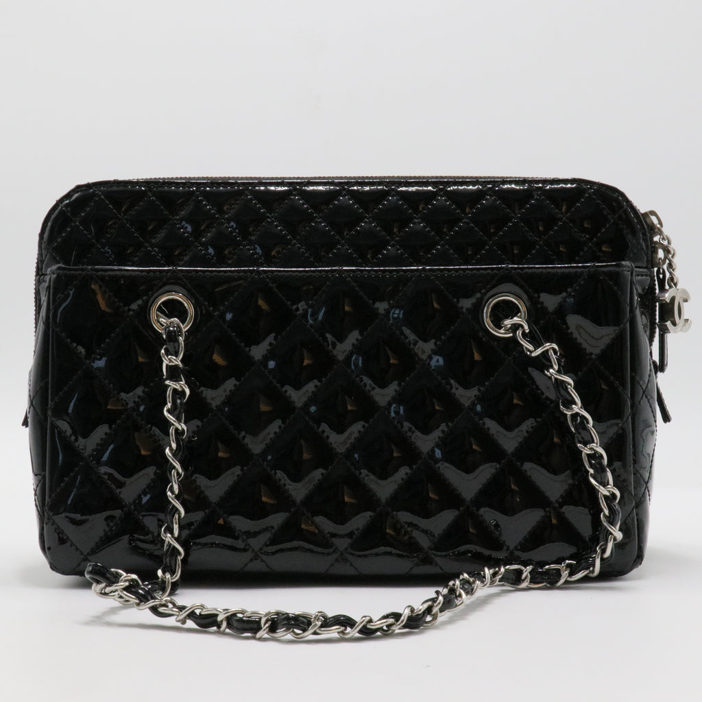 Chanel Black Quilted Vintage Tote Bag