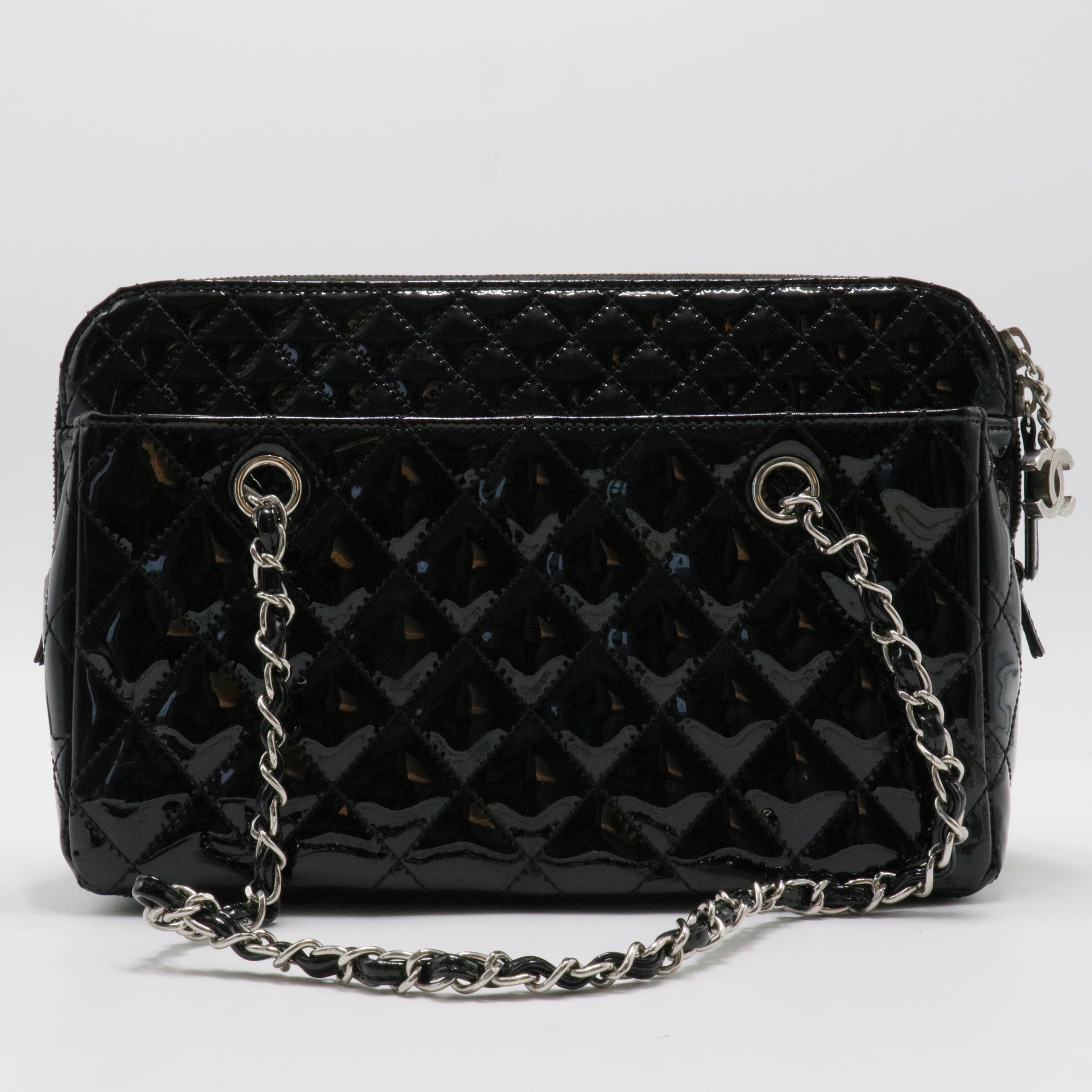 Chanel Black Quilted Vintage Tote Bag