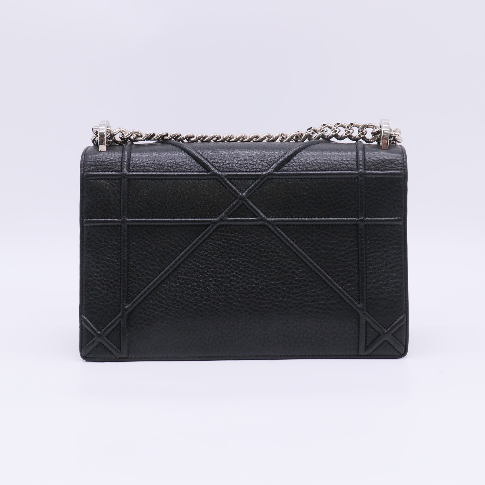 Diorama Flap Bag Grained Calfskin Medium B23900