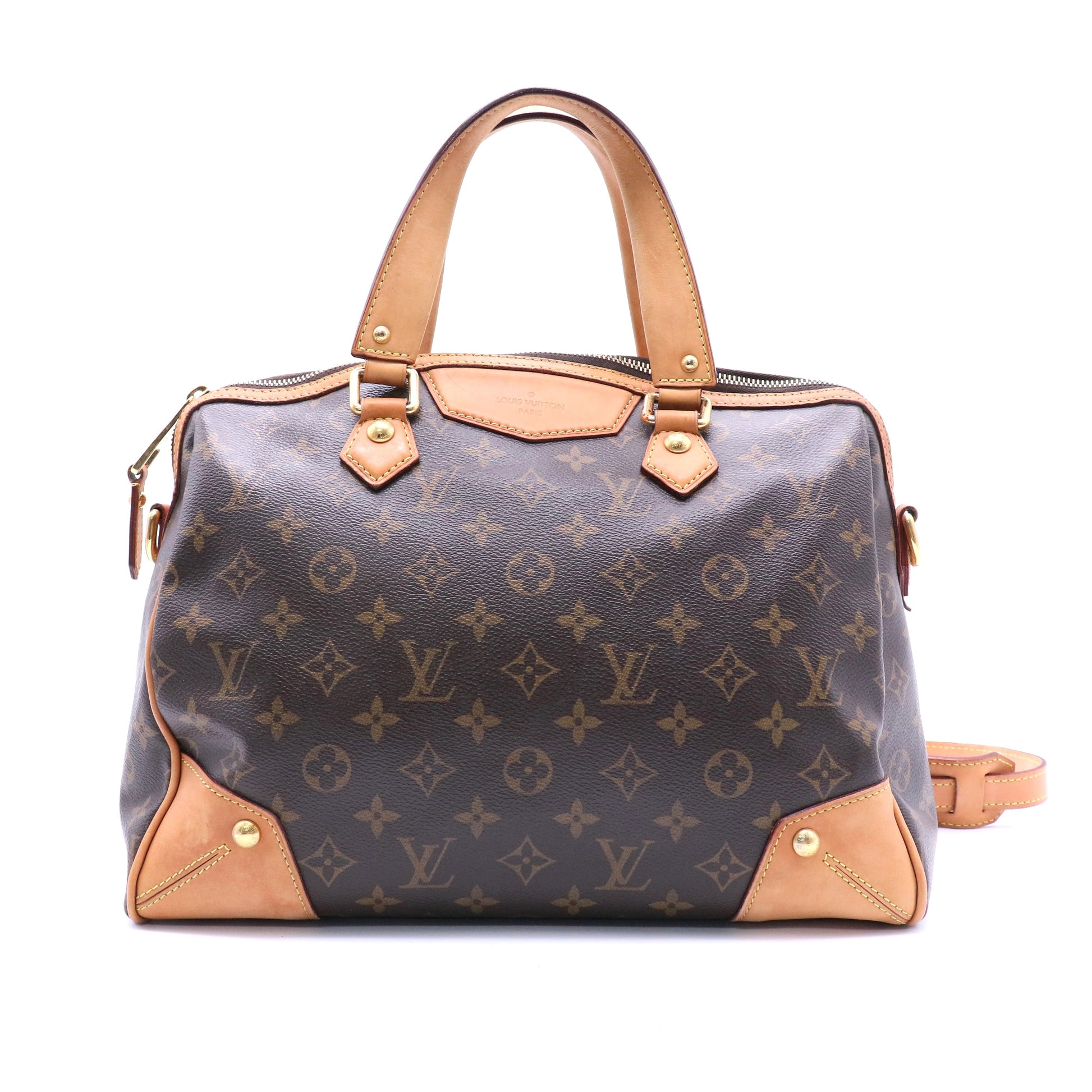 Louis Vuitton Retiro Monogram Canvas Crossbody Bag twins