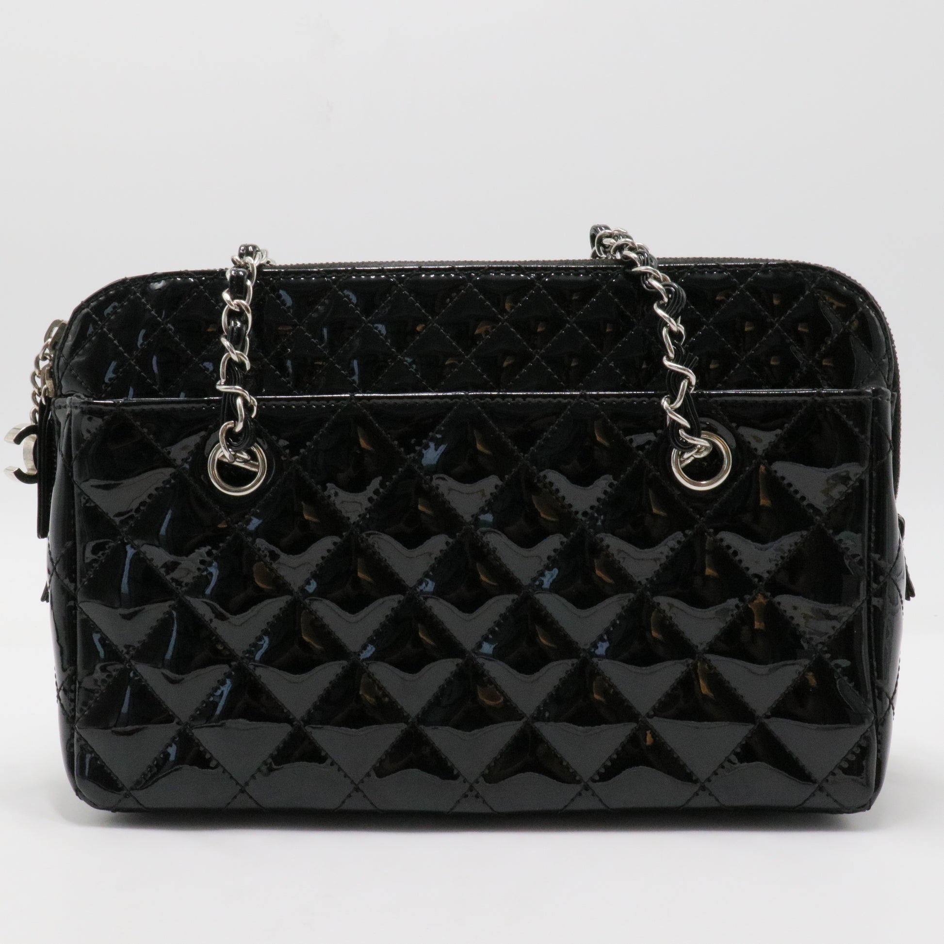 Chanel Black Quilted Vintage Tote Bag