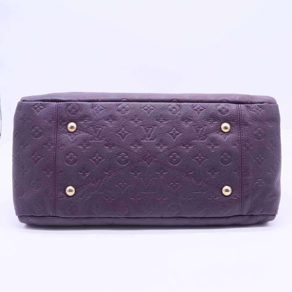 Aube Monogram Empreinte Leather Artsy MM Bag Twins B20047