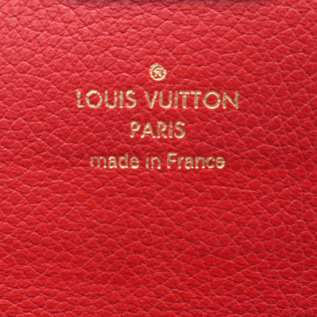 Louis Vuitton Monogram Red Top Flap Wallet twins