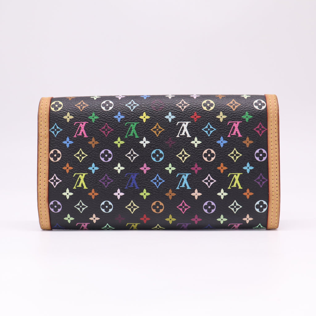 Monogram Multicolor Porte Tresor International Wallet Black W22539