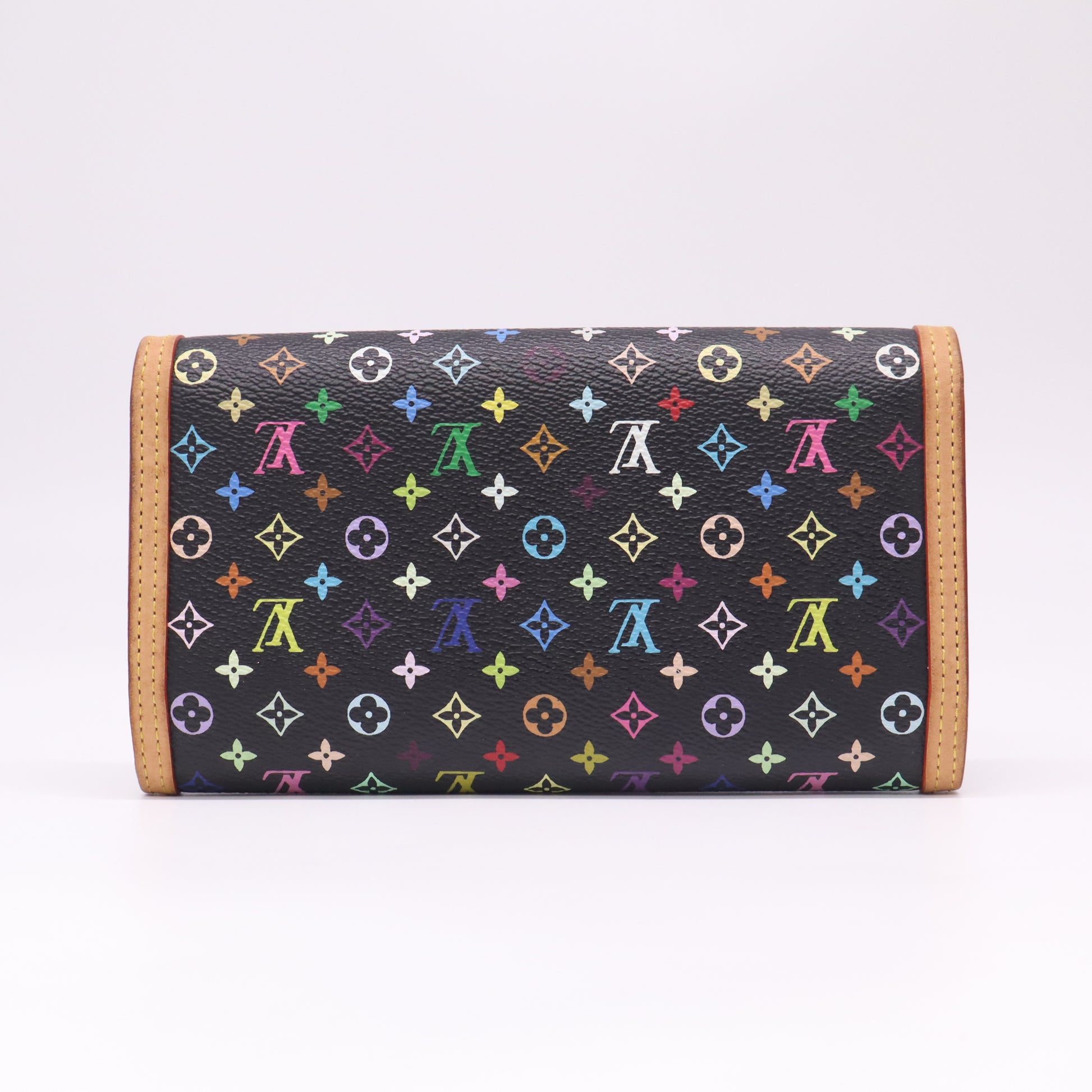 Monogram Multicolor Porte Tresor International Wallet Black W22539