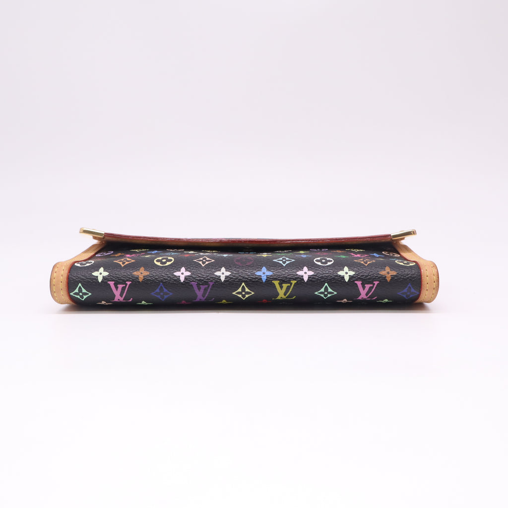 Monogram Multicolor Porte Tresor International Wallet Black W22539