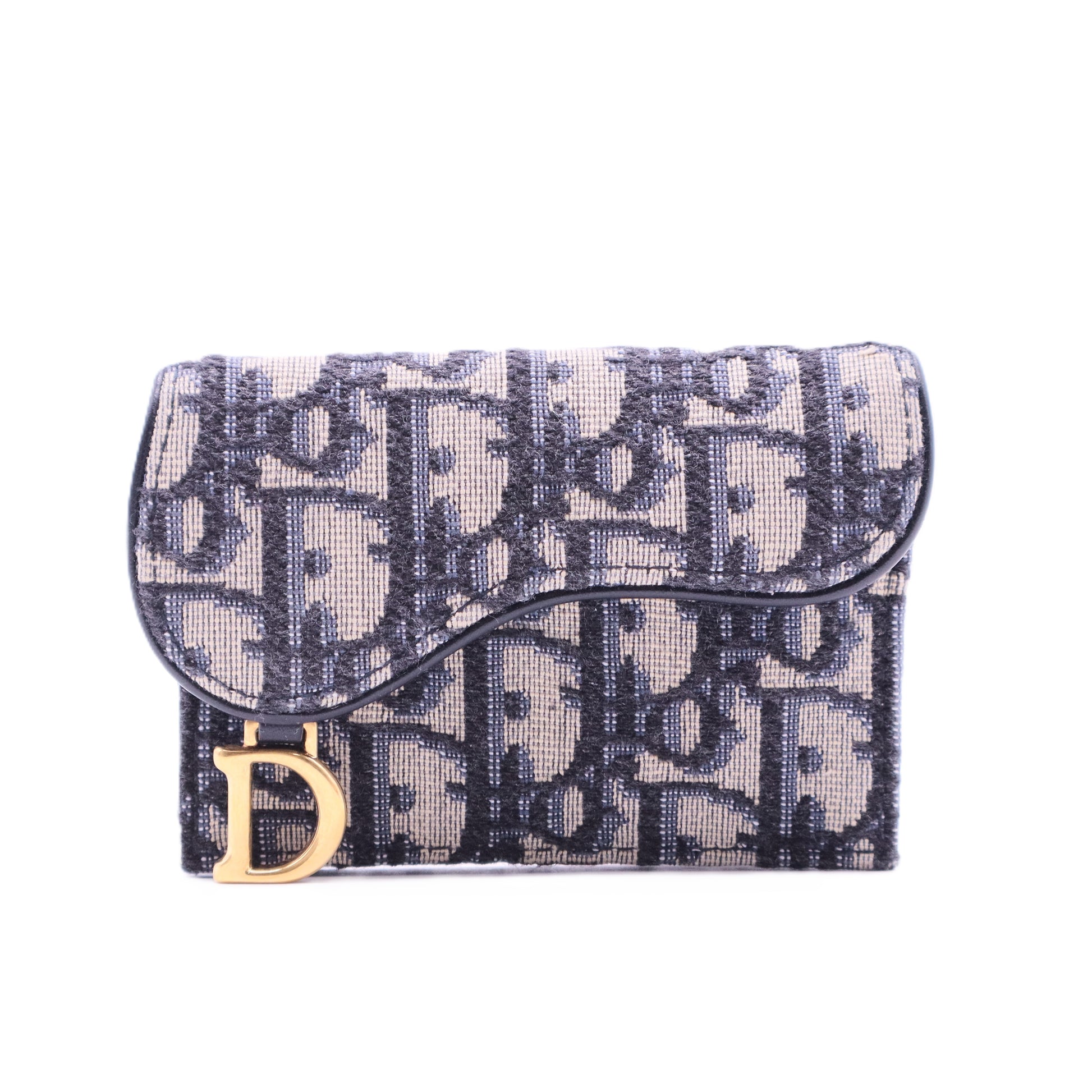 Oblique Monogram Saddle Flip Card Holder